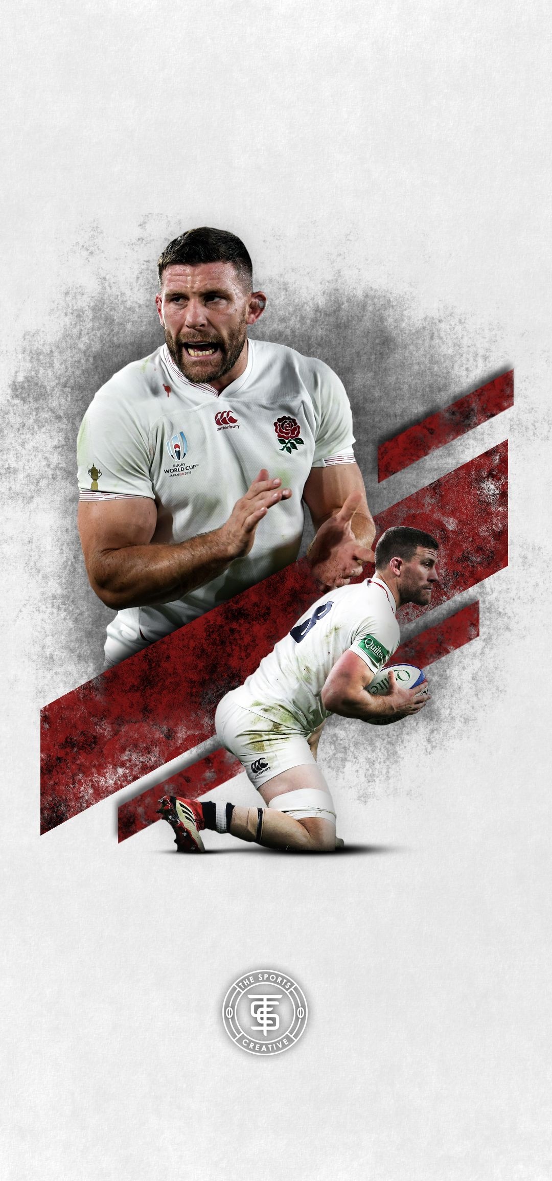 Rugby League: Mark Wilson, An English union coach and former player, A blindside flanker and Number 8. 1080x2310 HD Background.