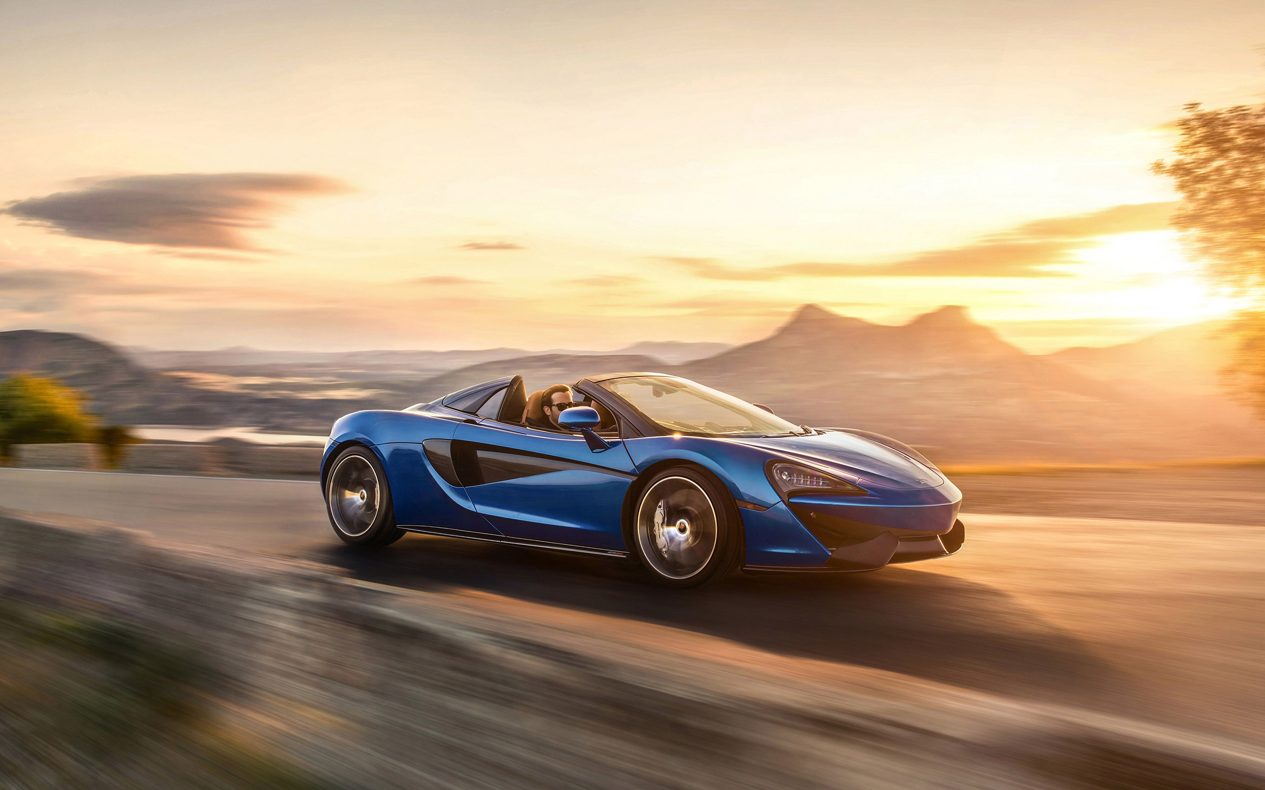 McLaren 570S, Spider wallpaper, Open-top excitement, Speed unleashed, 2560x1600 HD Desktop