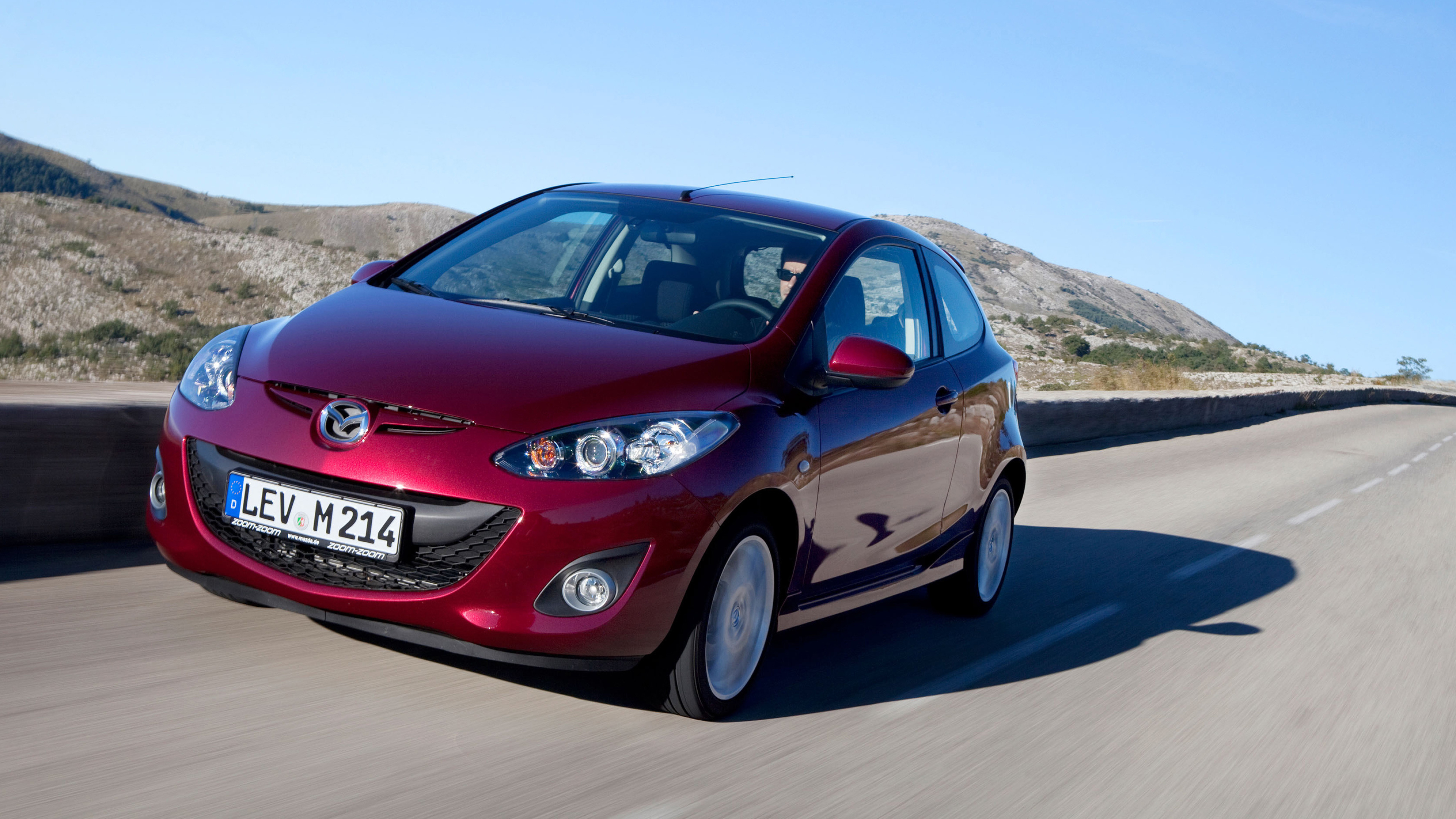 Mazda 2, Cars desktop wallpapers, 3-door model, Year 2010, 3840x2160 4K Desktop