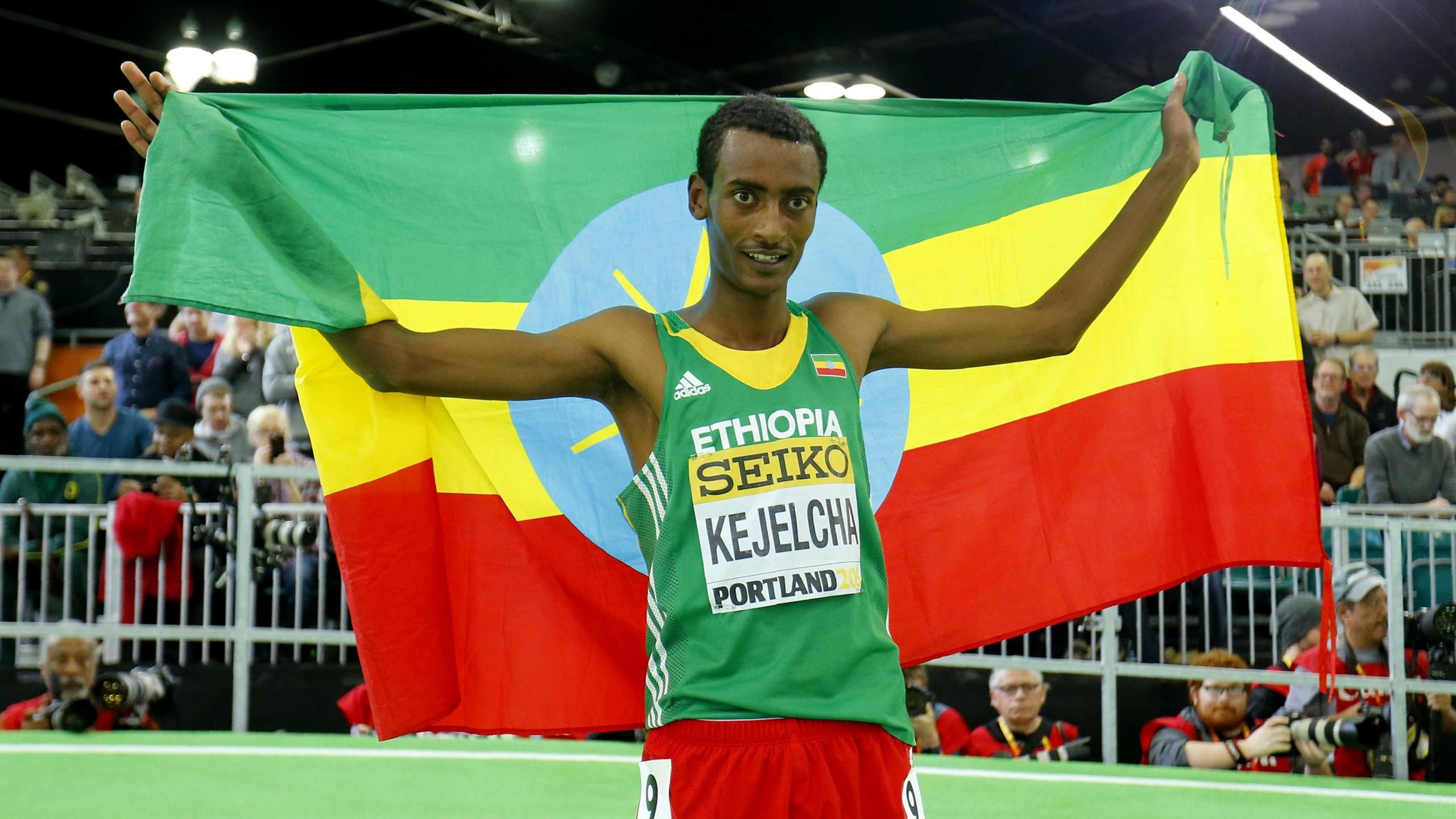 Yomif Kejelcha, World indoors, Record medal haul, Middle and long-distance running, 2560x1440 HD Desktop