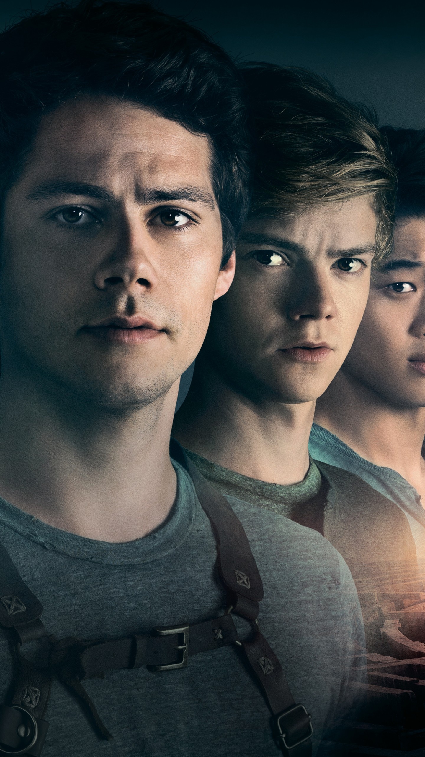 Dylan O'Brien Movies, Maze Runner series, On-screen chemistry, Action-packed films, 1440x2560 HD Handy