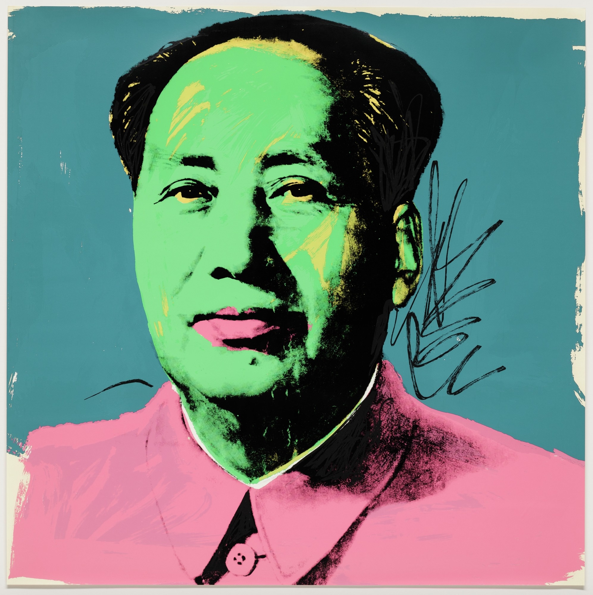 Andy Warhol, Celebrities, Colorful art, Mao Zedong, 2000x2000 HD Phone