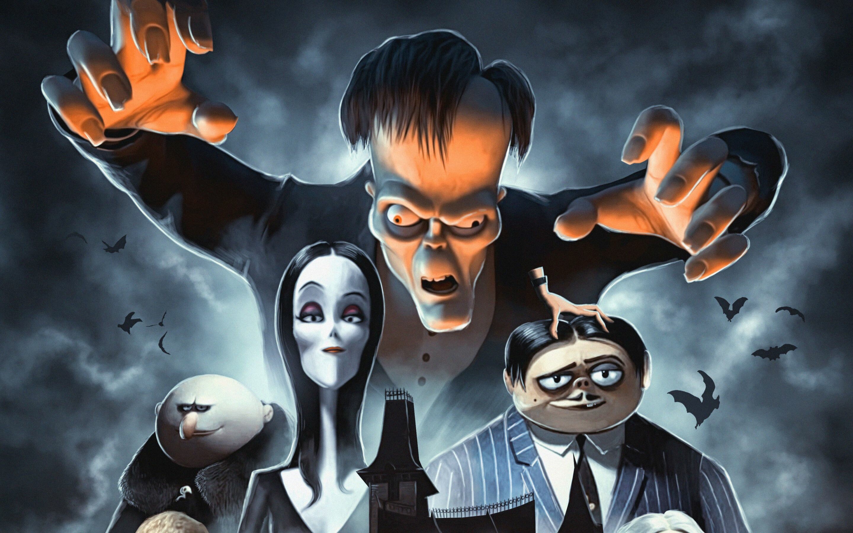 The Addams Family 2: A macabre family member, Illustration, Movie character. 2880x1800 HD Background.
