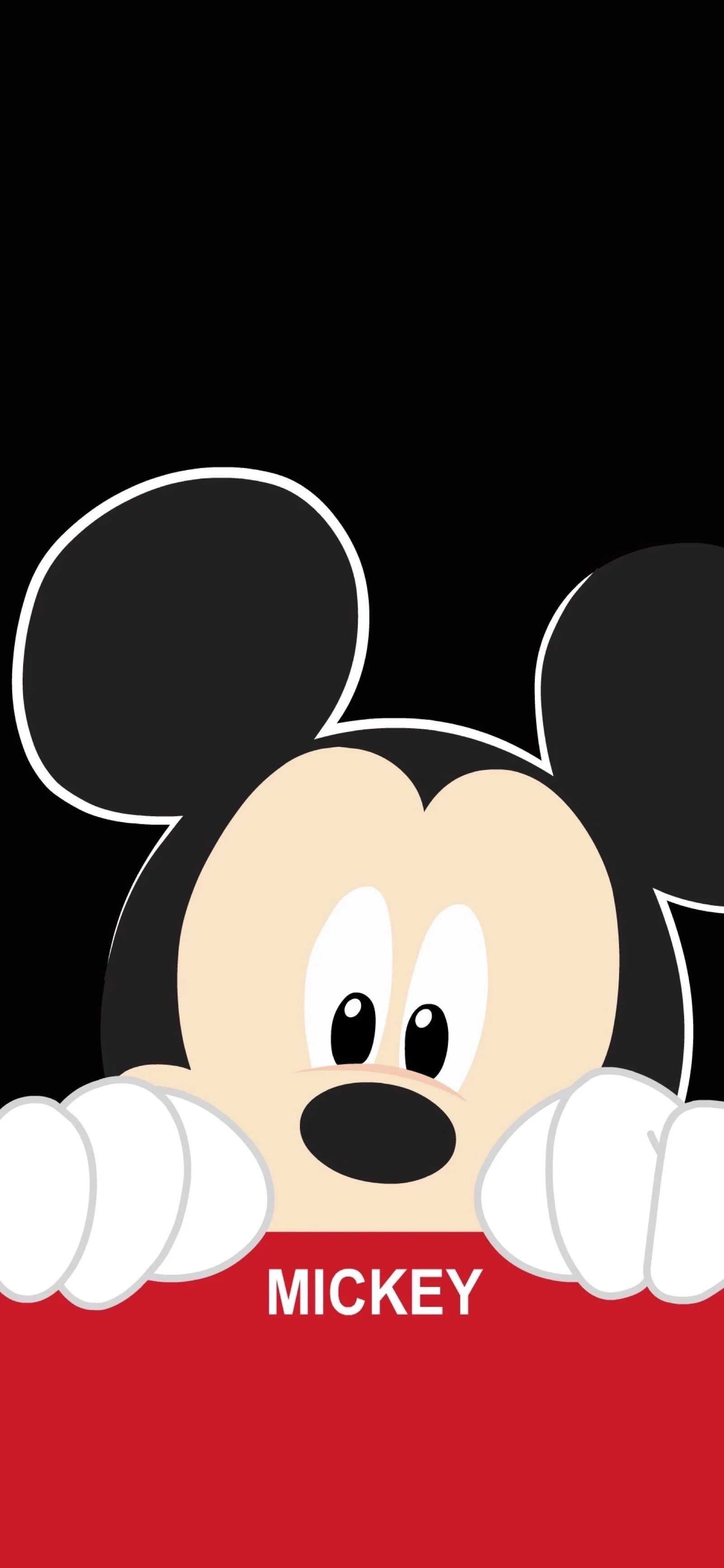 Mickey Mouse, Wallpaper, Classic character, Cartoon, 1600x3470 HD Phone