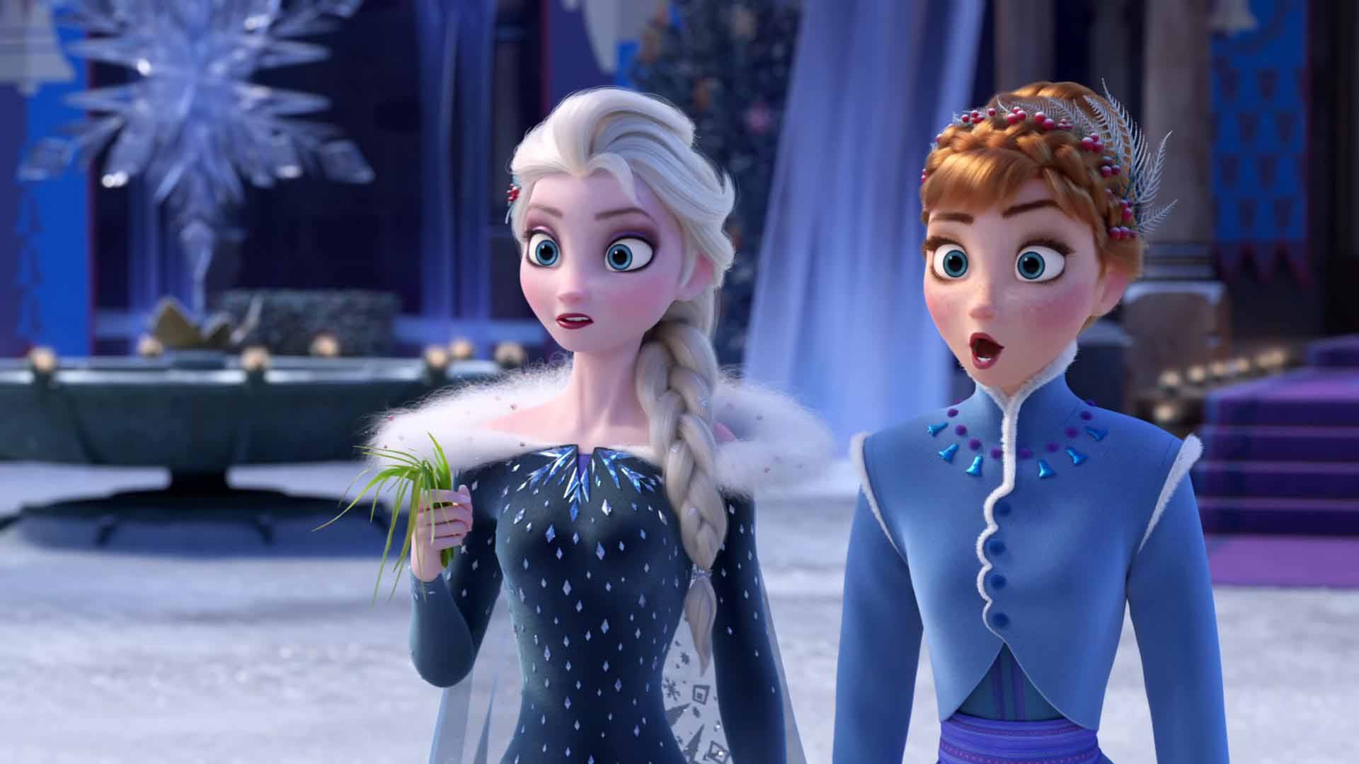 Queen Anna, Frozen Animation, Olaf's Frozen Adventure, Disney, 1920x1080 Full HD Desktop