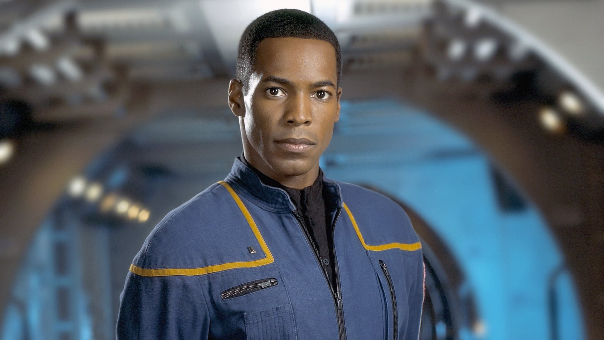 Enterprise (TV Series): Travis Mayweather, A Human Starfleet officer, Portrayed by Anthony Montgomery. 1920x1080 Full HD Background.