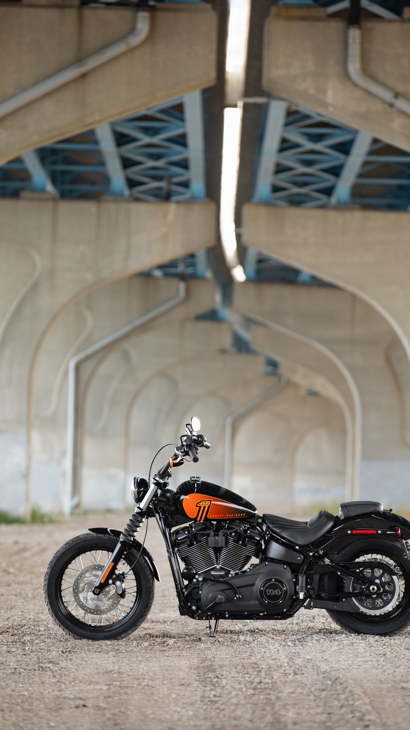 Harley-Davidson Street Bob, 2021, Bikes, 4196, 1440x2560 HD Handy