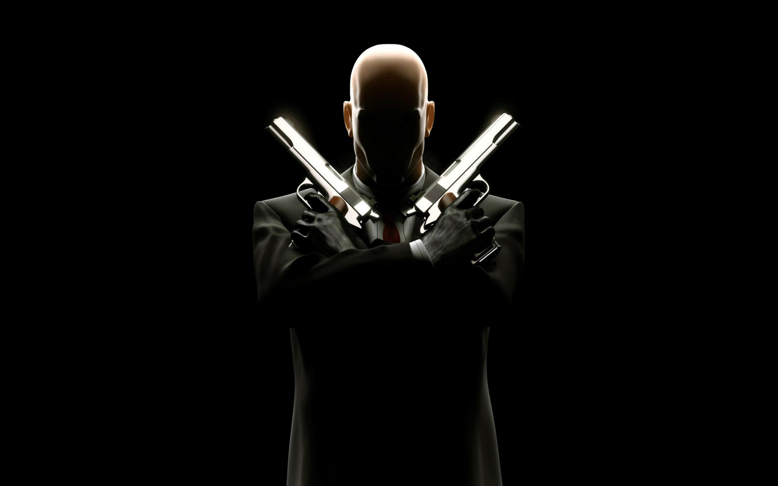 Hitman (Game): The series' main protagonist and playable character, Agent 47. 2560x1600 HD Wallpaper.