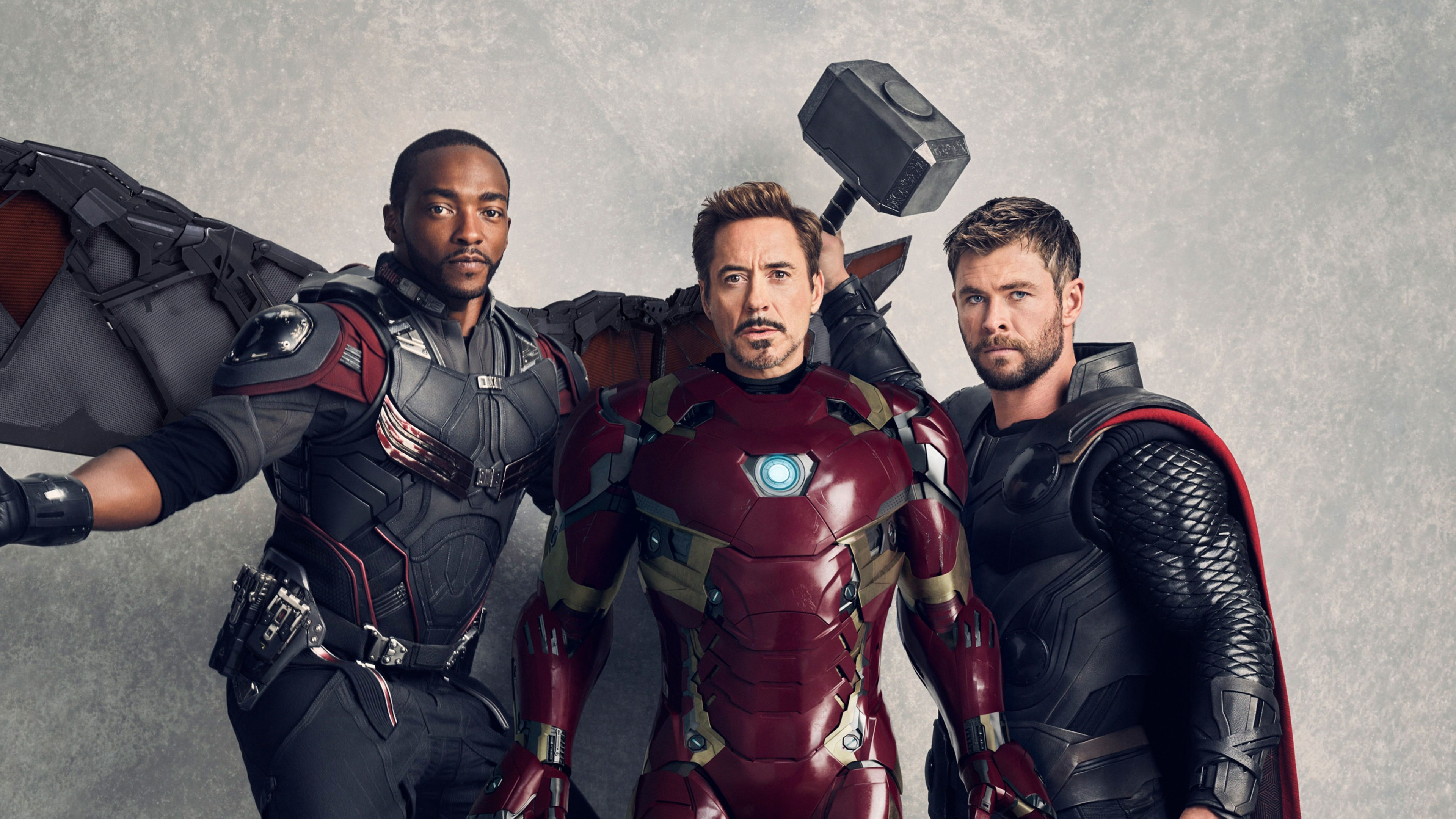 Avengers Infinity War, Falcon, Iron Man, Thor, 5k movies, 3840x2160 4K Desktop