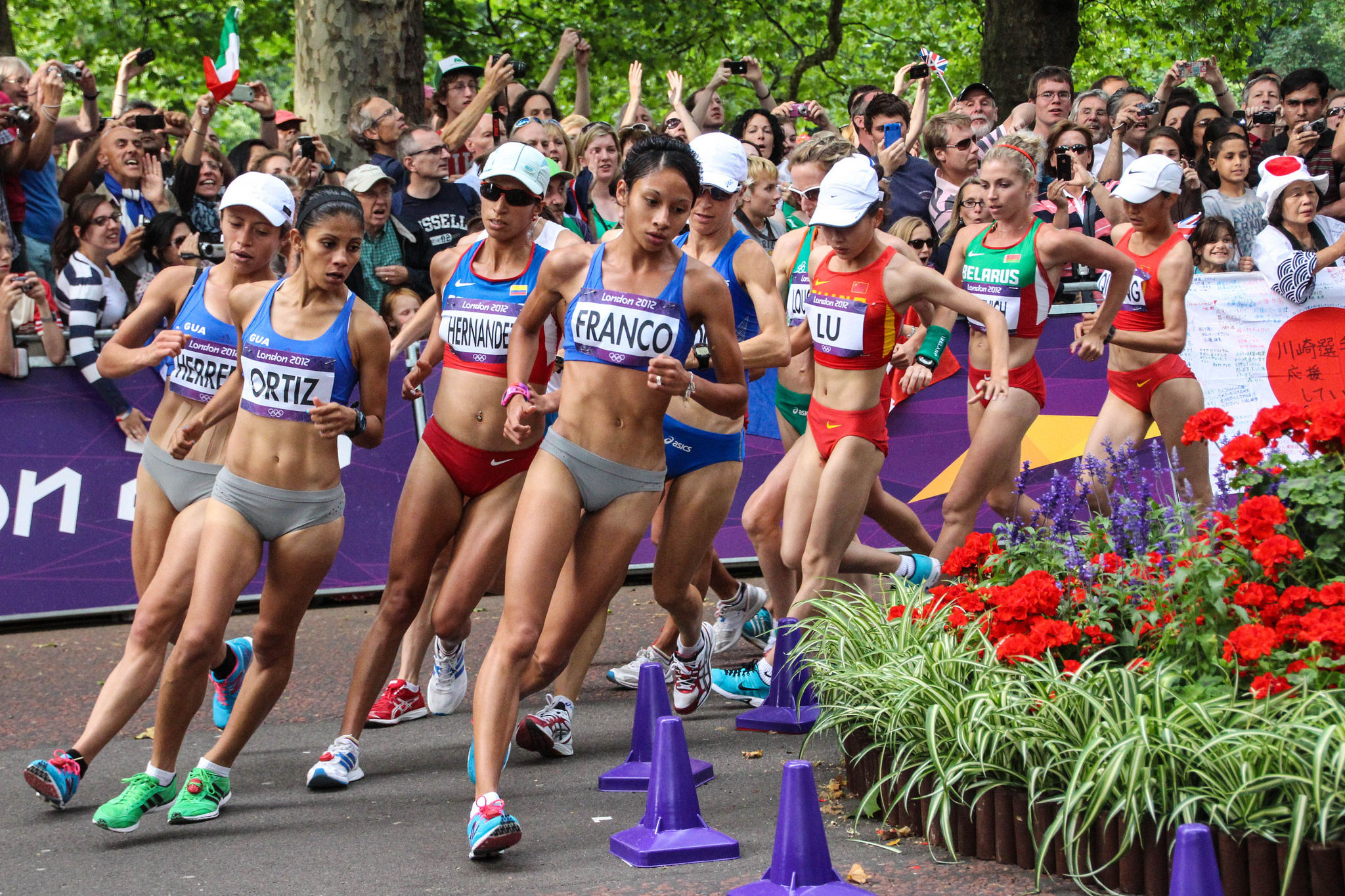 Racewalking: A long-distance discipline within the sport of athletics, The 20 kilometers women's walk. 2050x1370 HD Background.