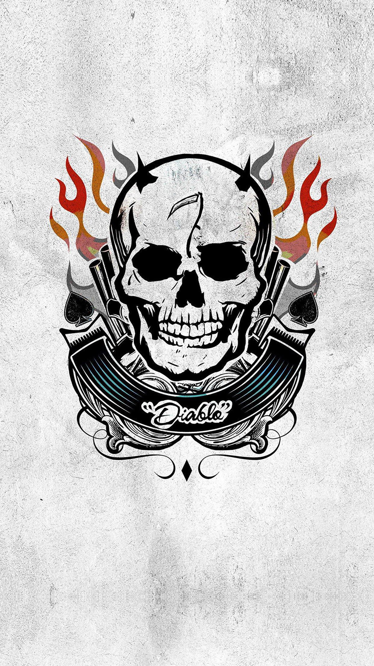 Suicide Squad: Chato Santana, El Diablo, Illustration. 1250x2210 HD Wallpaper.