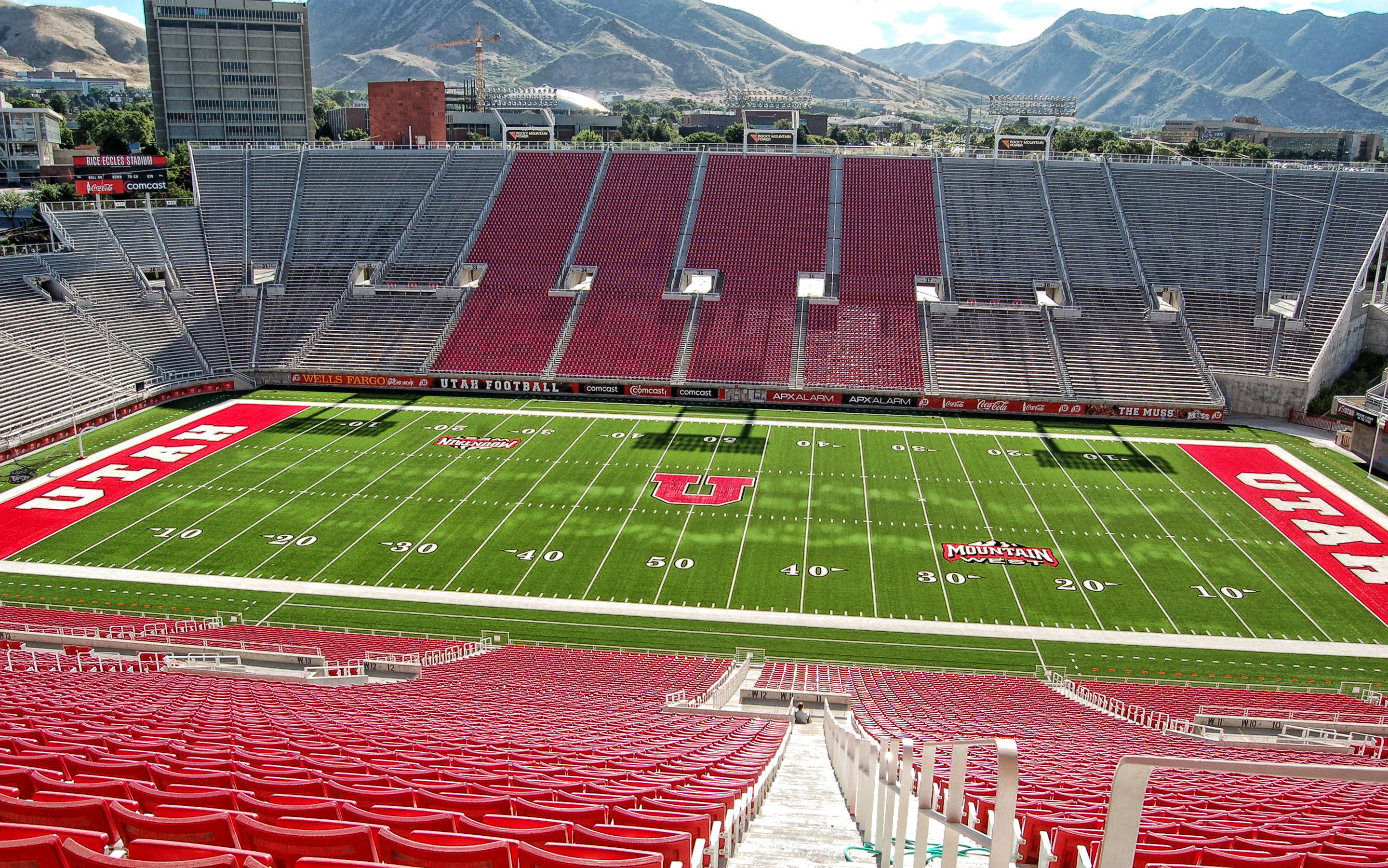 Rice Eccles Stadium, Utah Utes, American football, University of Utah, 2880x1800 HD Desktop