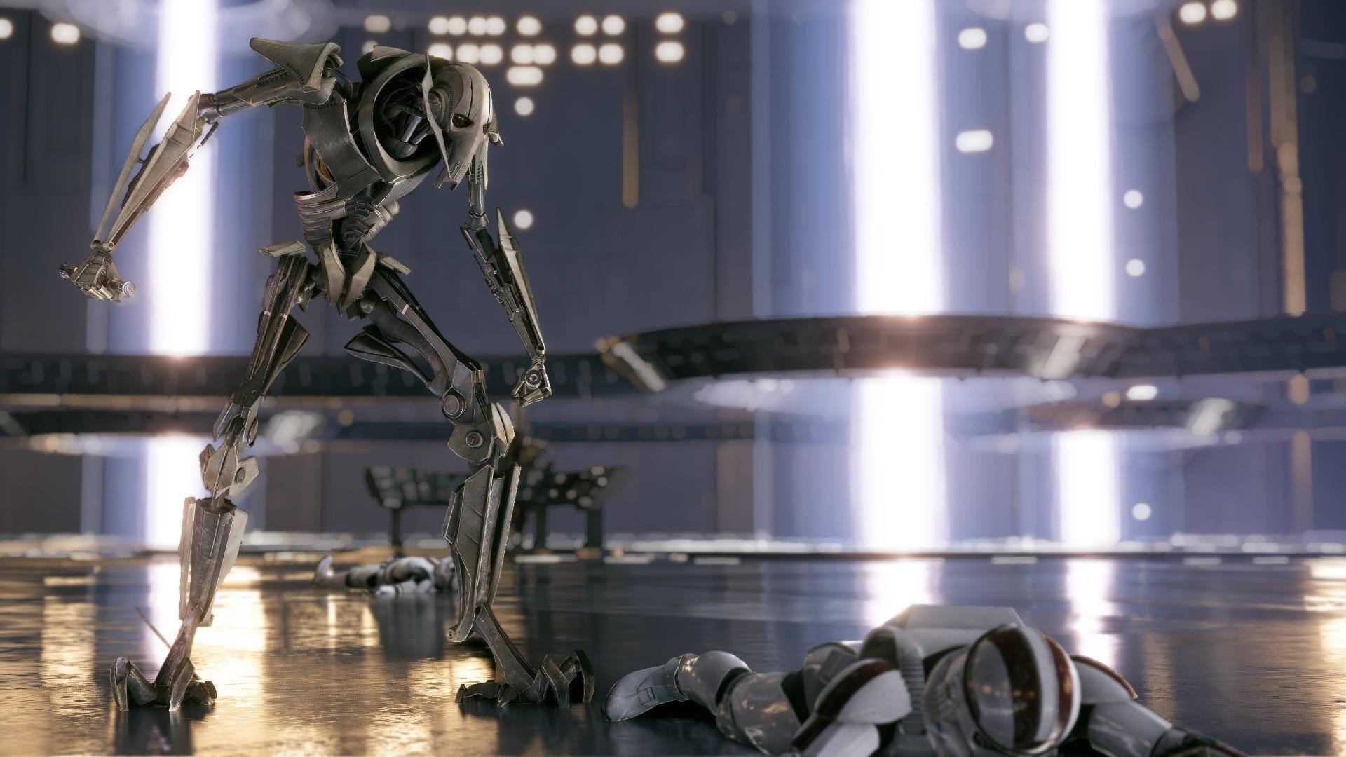 General Grievous: Originally conceived as a droid general by George Lucas, A warrior from the planet Kalee. 1920x1080 Full HD Wallpaper.