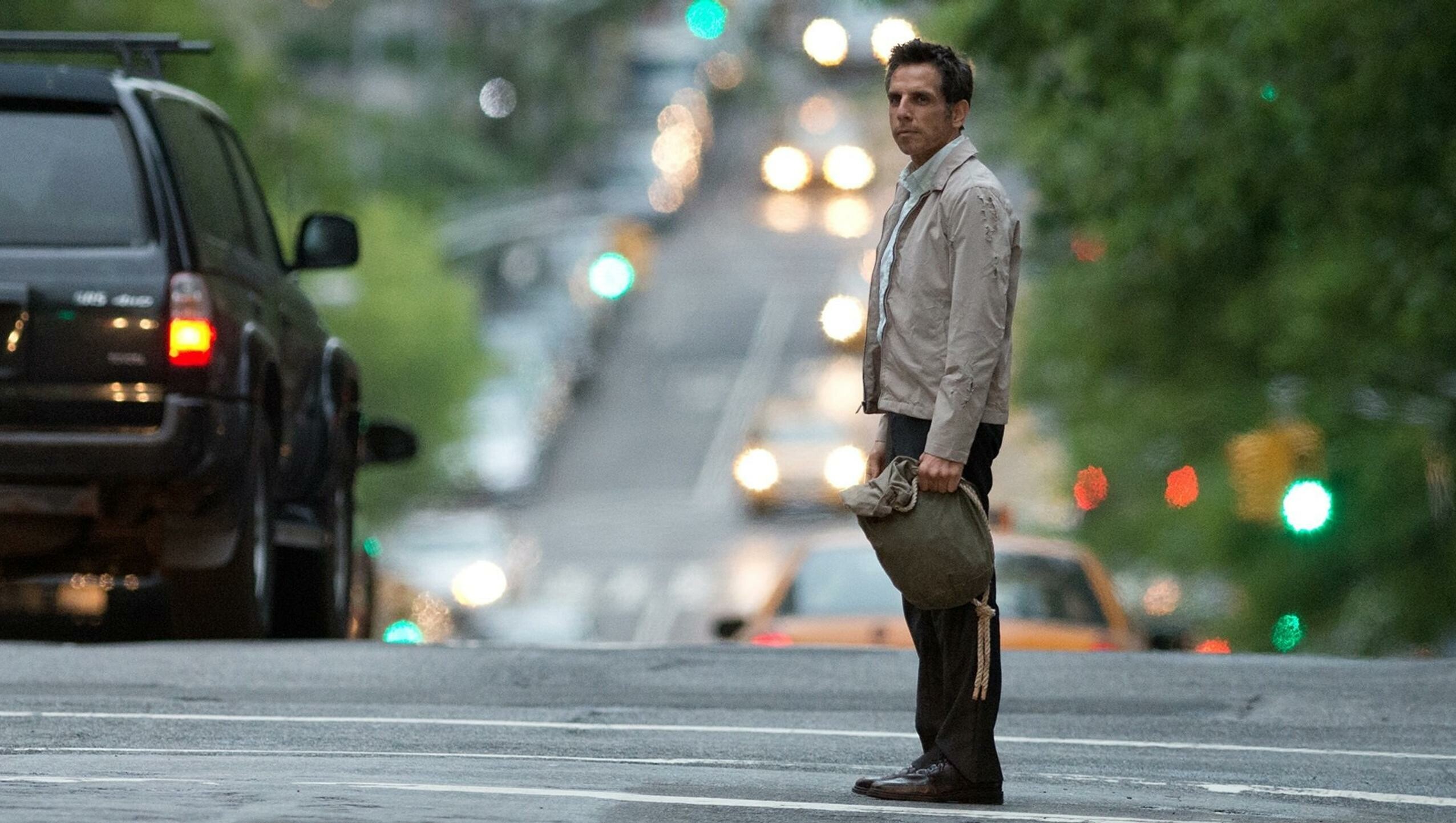 The Secret Life of Walter Mitty: A timid magazine photo manager who lives life vicariously through daydreams embarks on a true-life adventure when a negative goes missing. 2560x1450 HD Background.