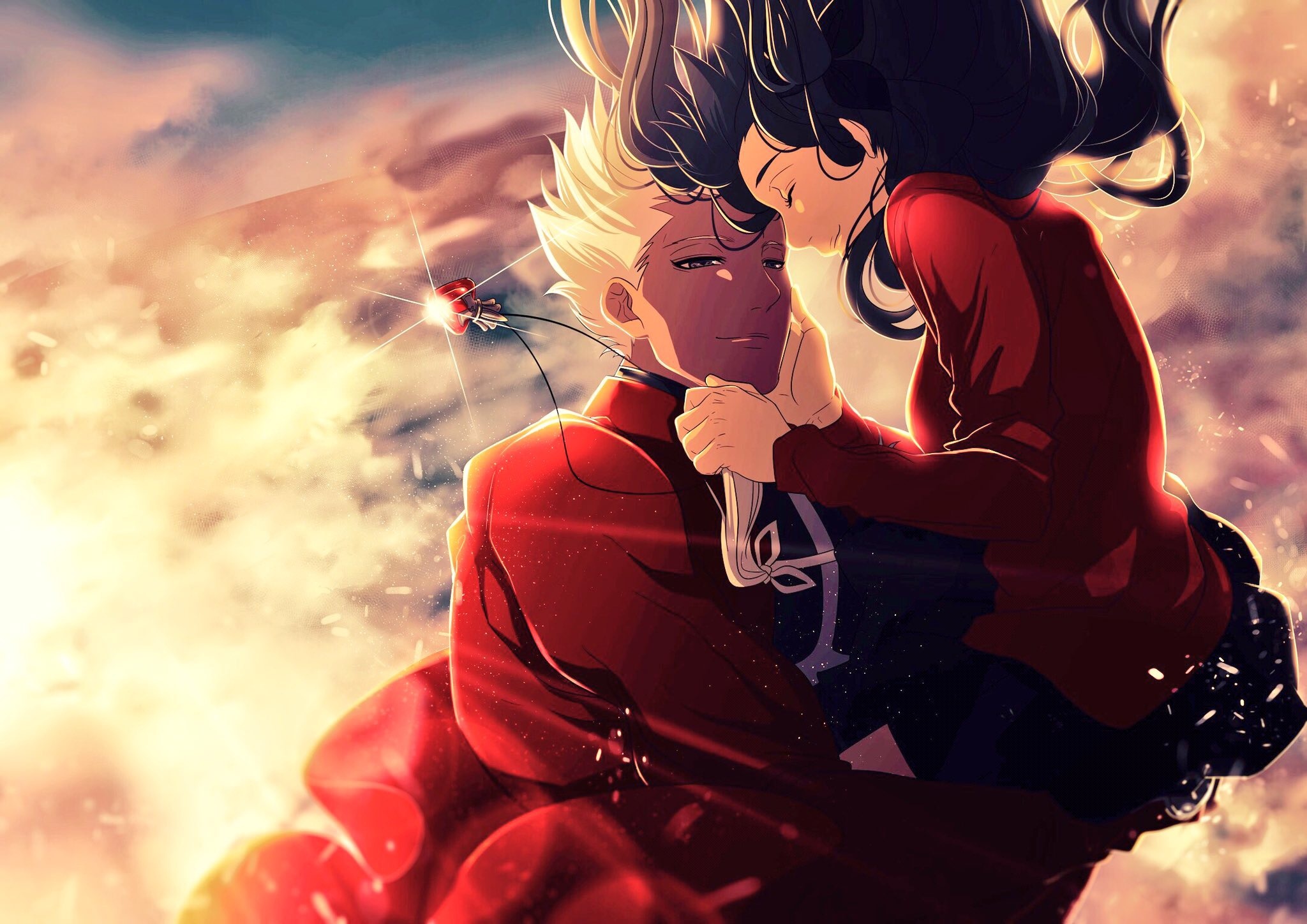 Fate/stay night: Unlimited Blade Works, Fate series wallpaper, Archer and Tohsaka Rin, Stunning visuals, 2050x1450 HD Desktop