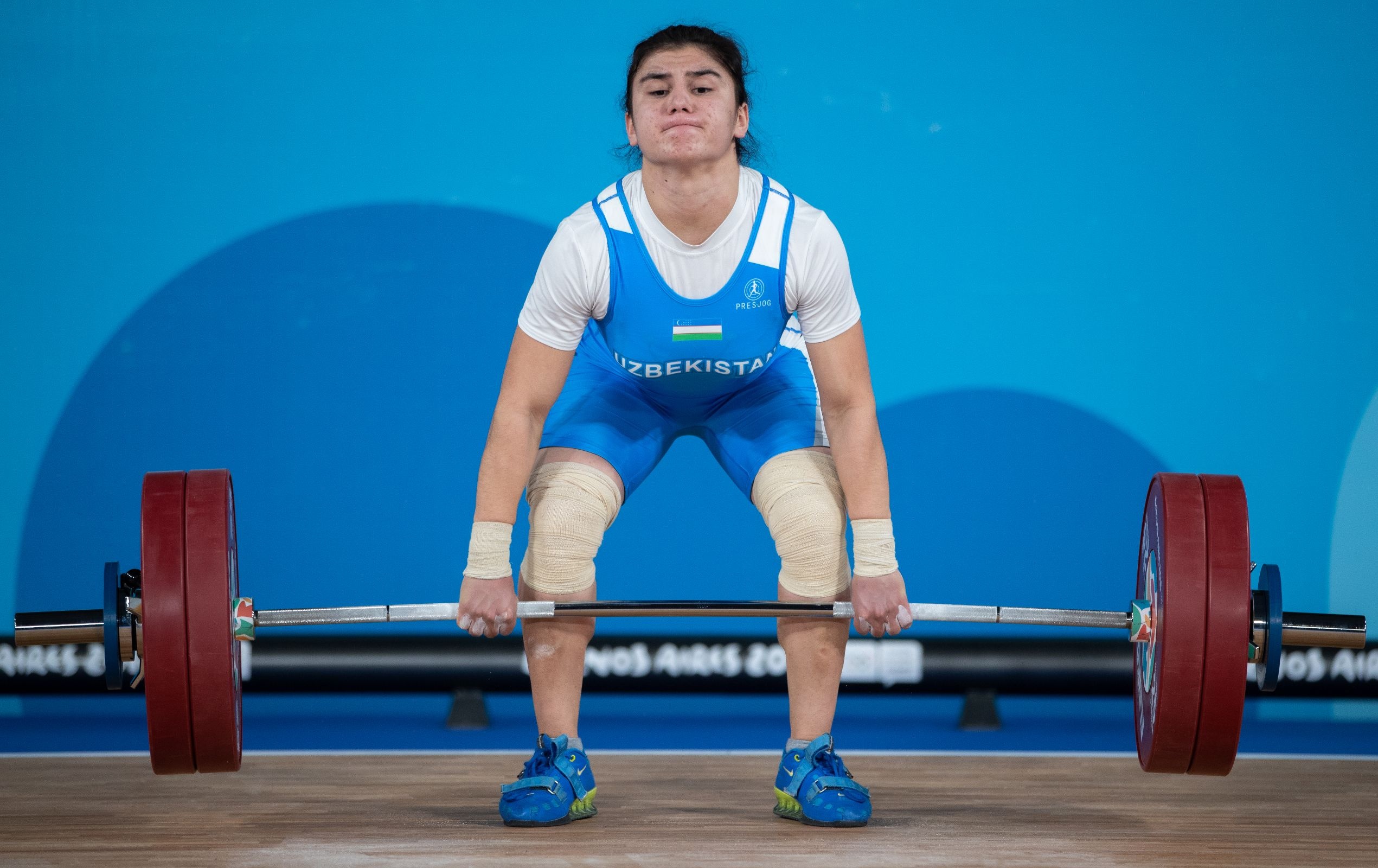 Weightlifting: Summer Olympic Sport, Kumushkhon Fayzullaeva, An Uzbekistani weightlifter. 2550x1600 HD Wallpaper.