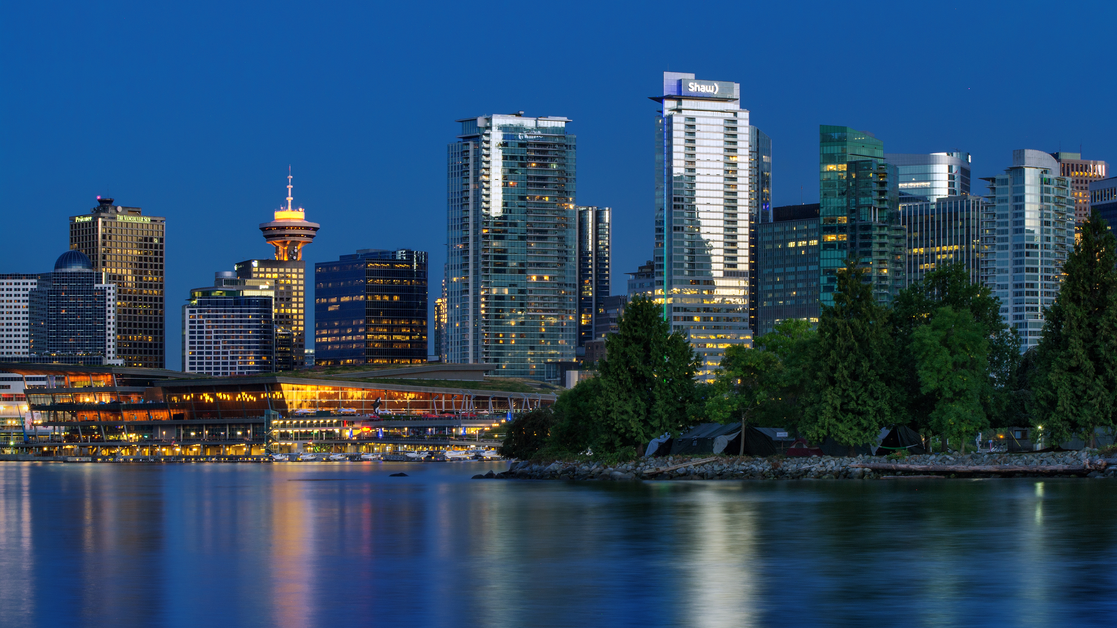 Vancouver Skyline, Travels, Ultra HD wallpaper, Background image, 3840x2160 4K Desktop