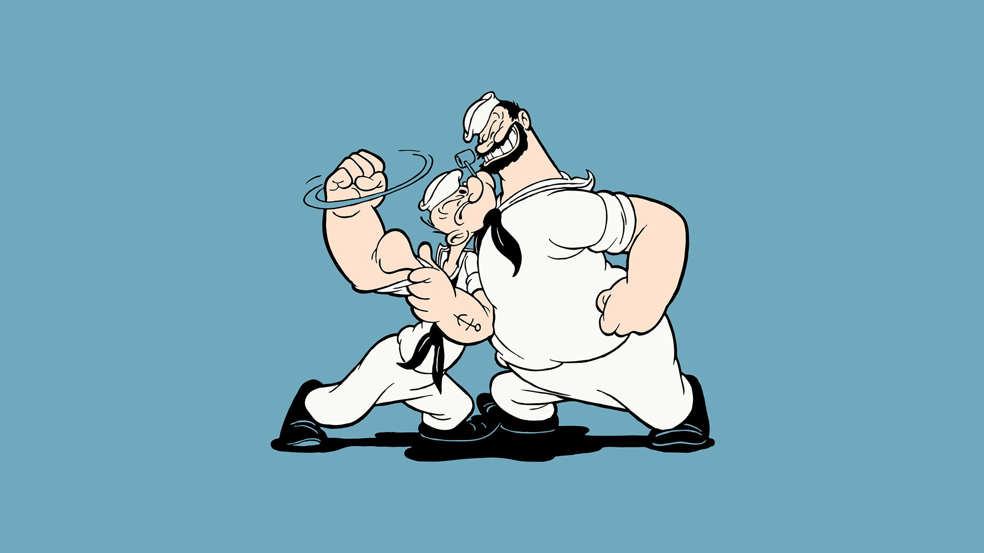 Popeye the Sailor, Artistic fan art, Animated series, TV fan, 1920x1080 Full HD Desktop
