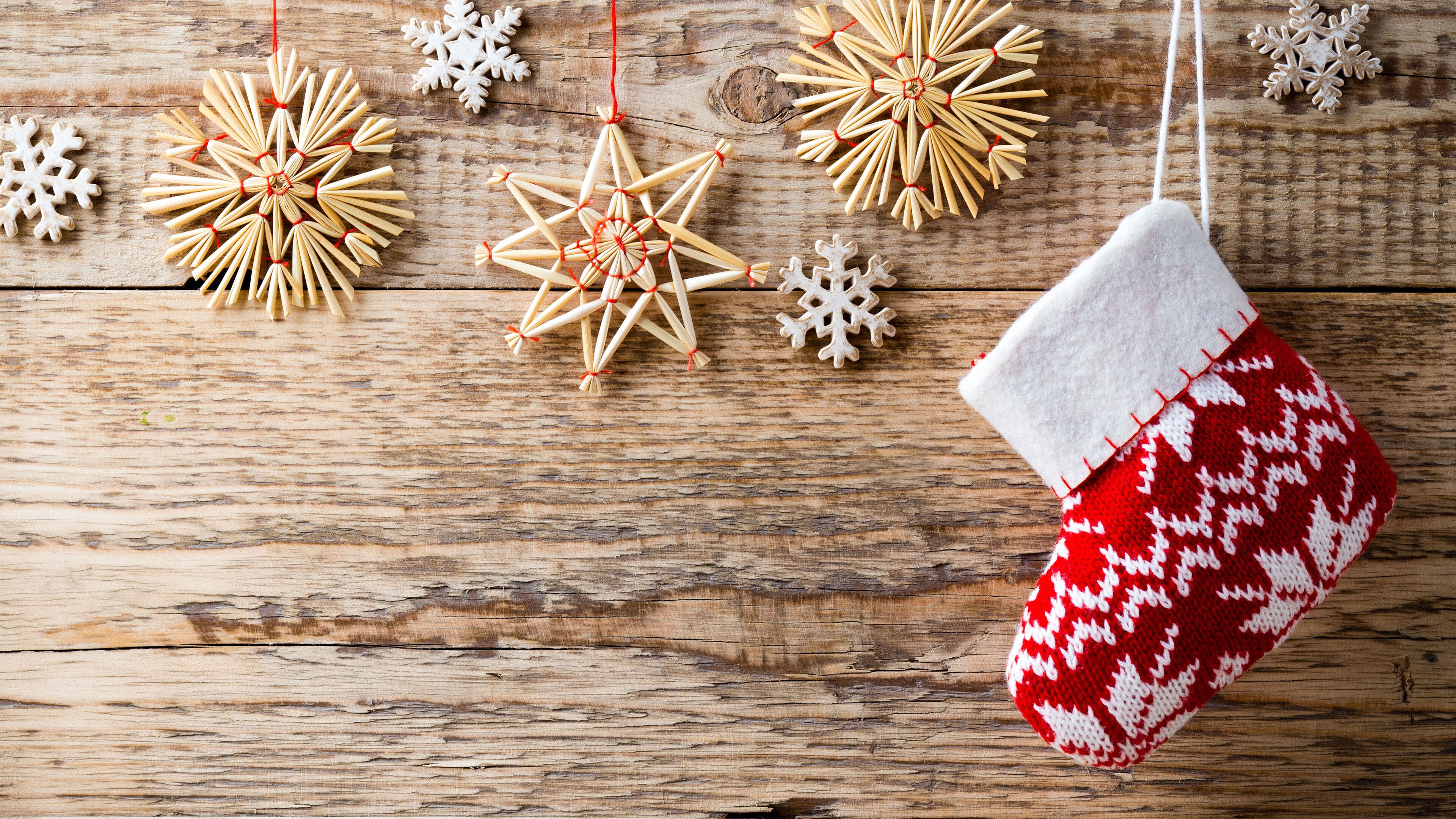 Decorations: A Christmas ornamentation, Holiday season. 3840x2160 4K Background.