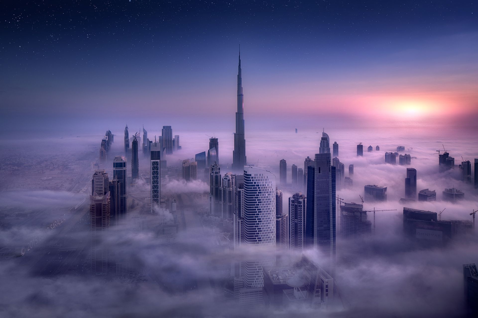 Dubai: Burj Khalifa, Cityscape, Architecture. 1920x1280 HD Wallpaper.
