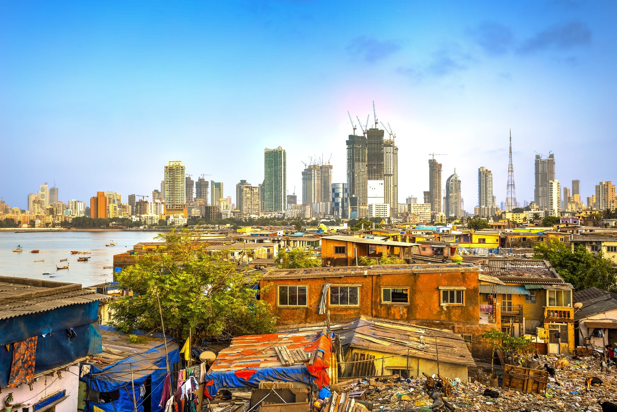 Mumbai skyline, Impact investing, Profitieren knnte, 2120x1420 HD Desktop