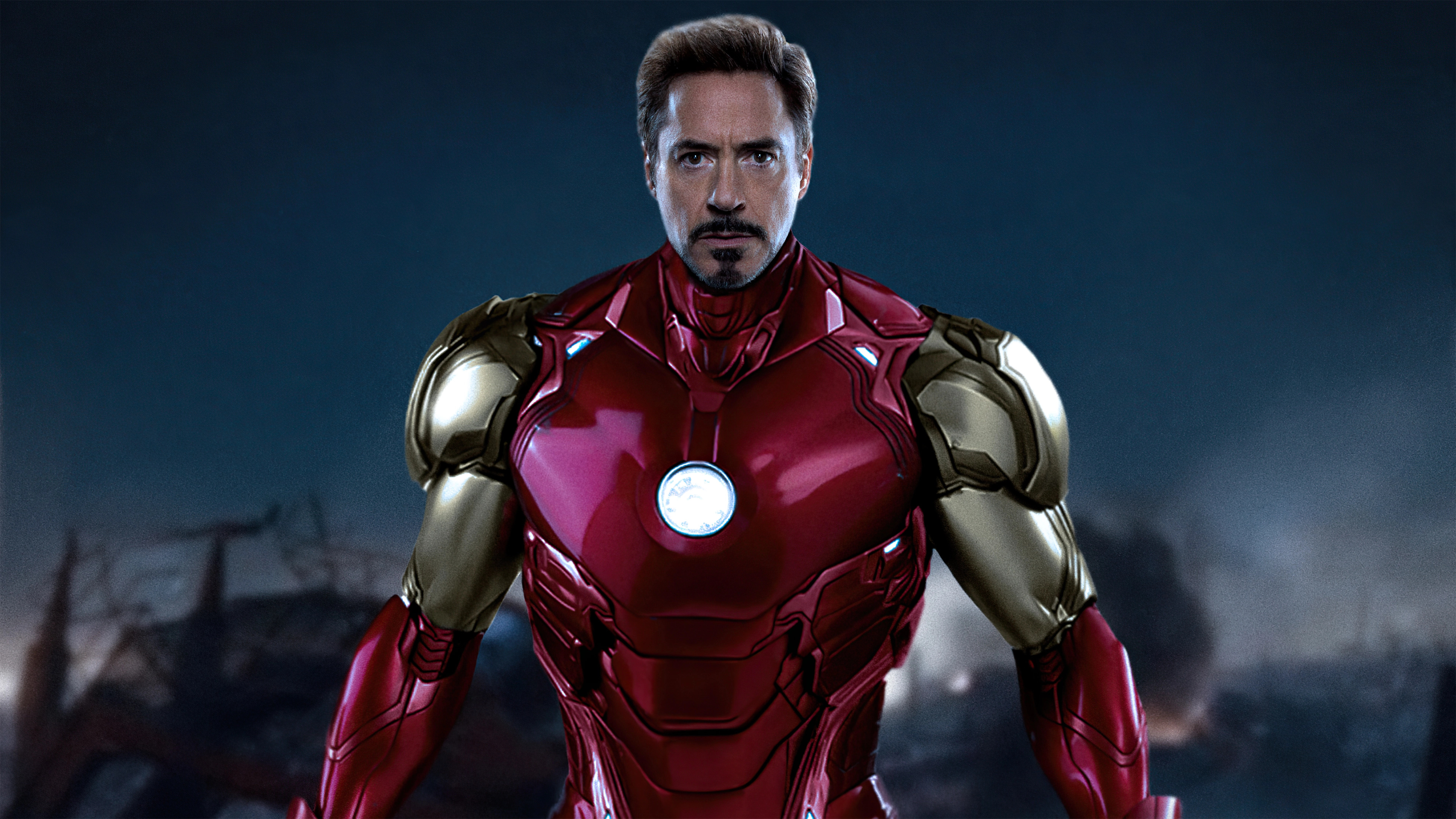 Tony Stark as Iron Man, 4K Ultra HD, 3840x2160 4K Desktop
