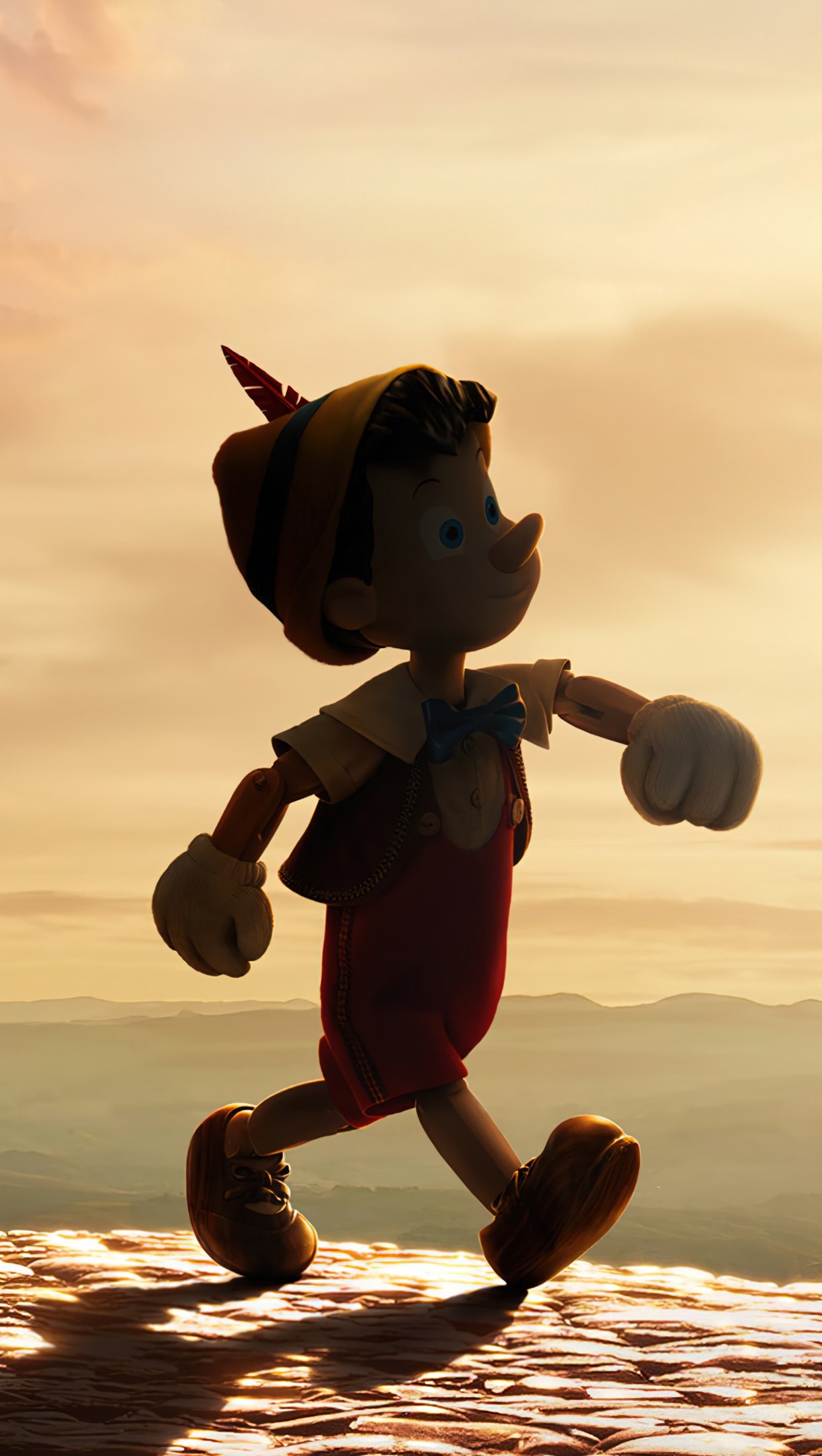 Pinocchio (2022 Live-action Film), Live action wallpaper, 4K Ultra HD, 1220x2160 HD Phone