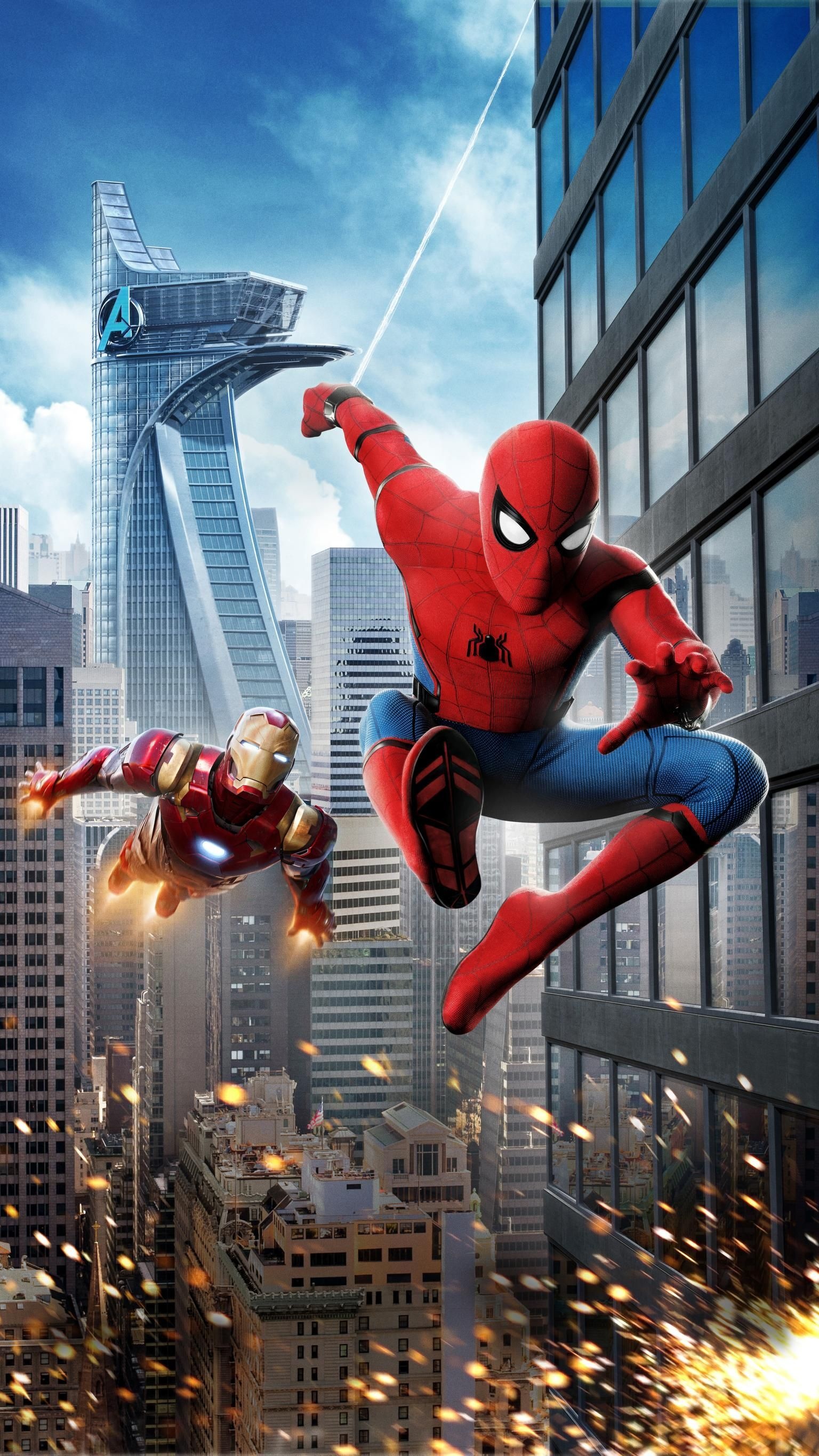 Spider-Man: Homecoming, Poster wallpapers, High resolution, Amazing designs, 1540x2740 HD Phone