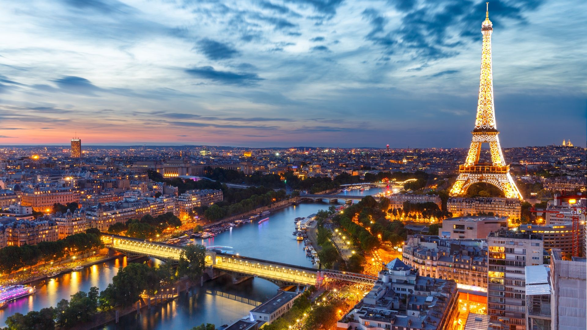 Paris: One of the foremost cities of the 21st century, City of love. 1920x1080 Full HD Wallpaper.