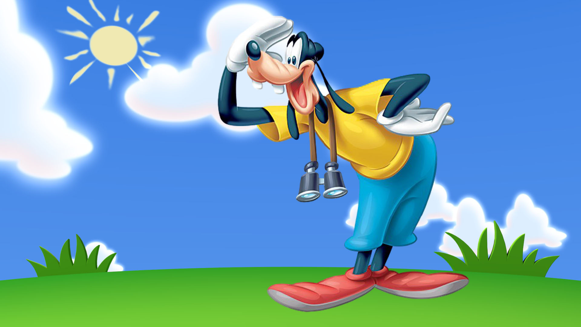 Goofy, Cartoon character, Disney, High resolution, 1920x1080 Full HD Desktop