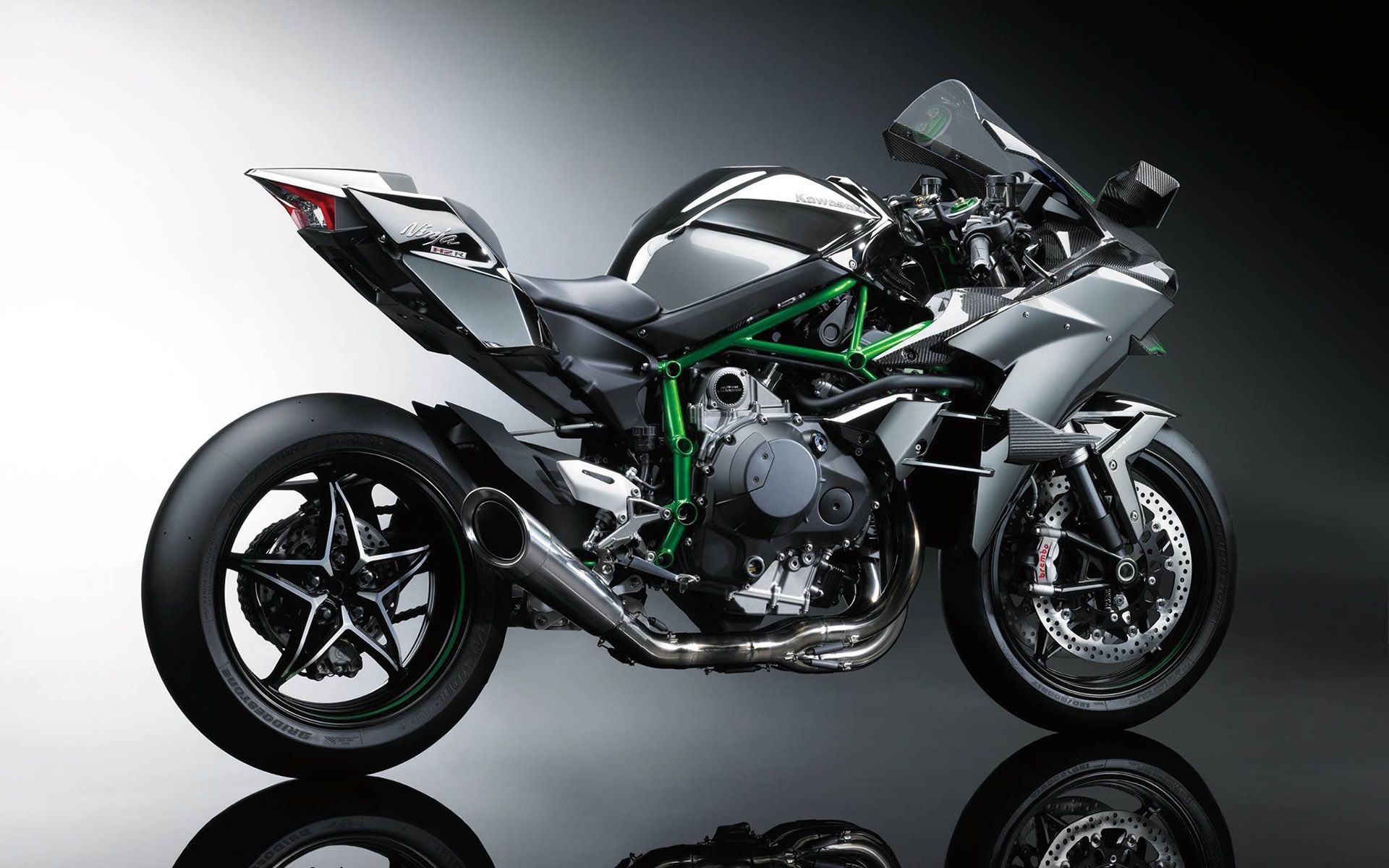 Kawasaki Ninja H2, Auto adrenaline, High-speed thrill, Iconic motorcycle, 1920x1200 HD Desktop