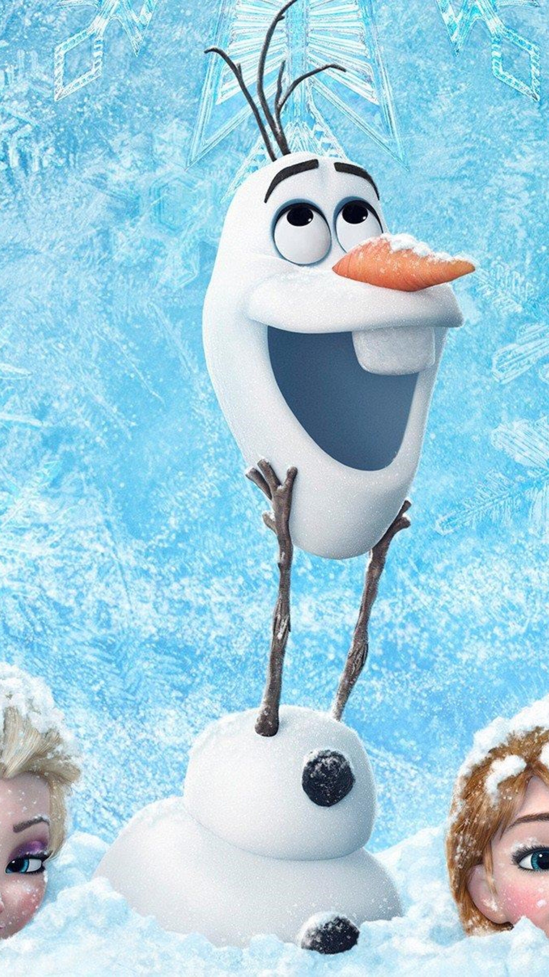 Olaf, Frozen wallpapers, Colorful characters, Disney magic, 2160x3840 4K Handy