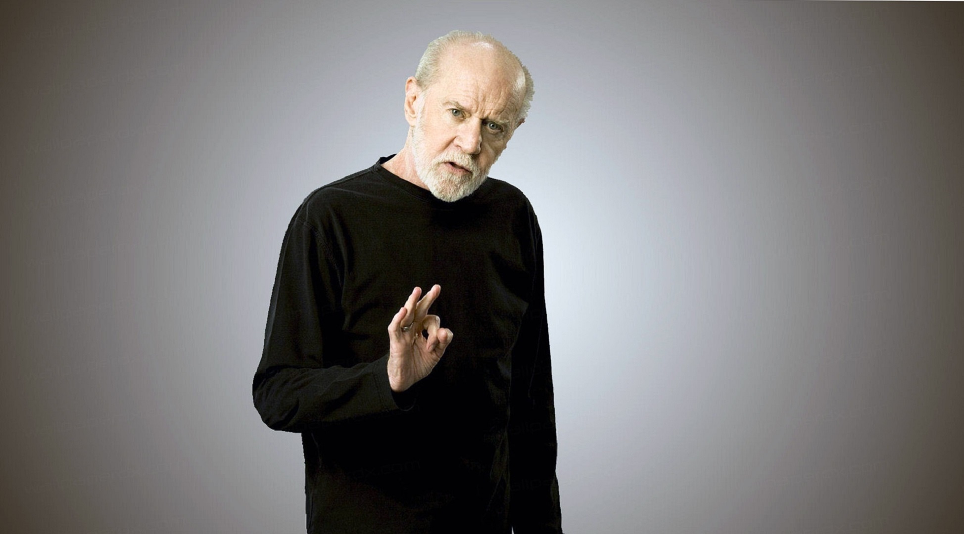 George Carlin: Bart Trinke in Jersey Girl, 2004, written, co-edited and directed by Kevin Smith. 1950x1080 HD Background.