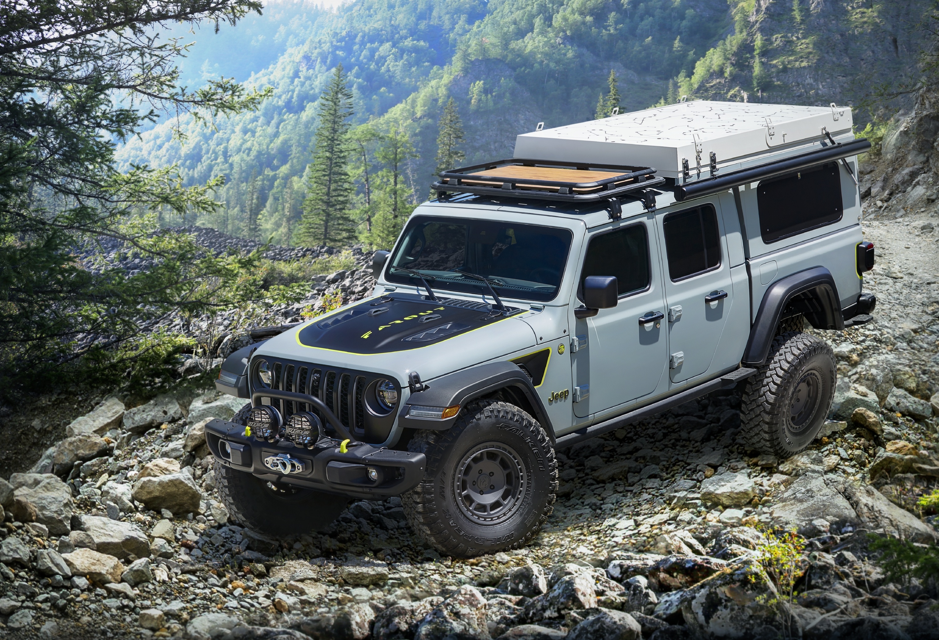 Jeep Gladiator, Off-roading concept, 2020, 3000x2050 HD Desktop