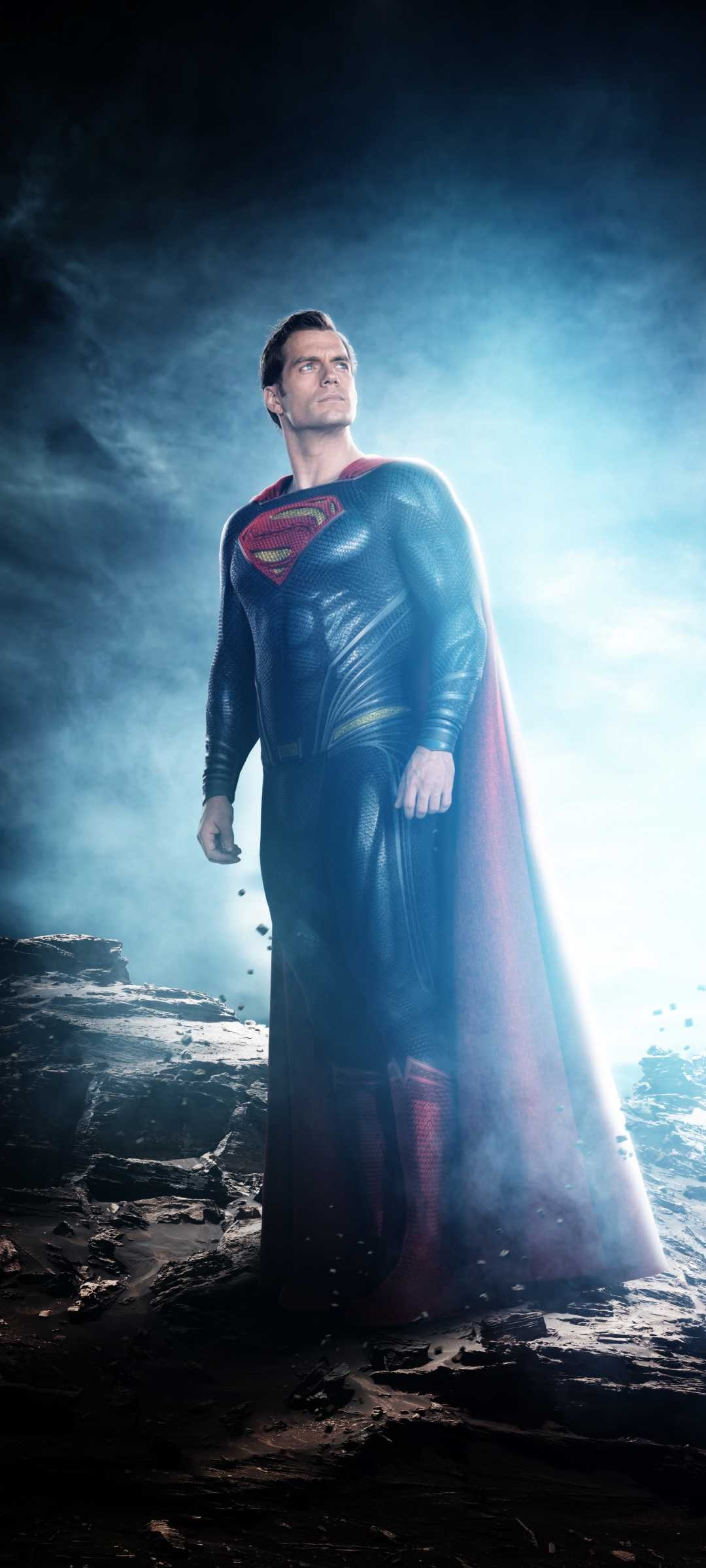 Superman, Classic superhero, Distinct emblem, Timeless wallpaper, 1080x2400 HD Phone