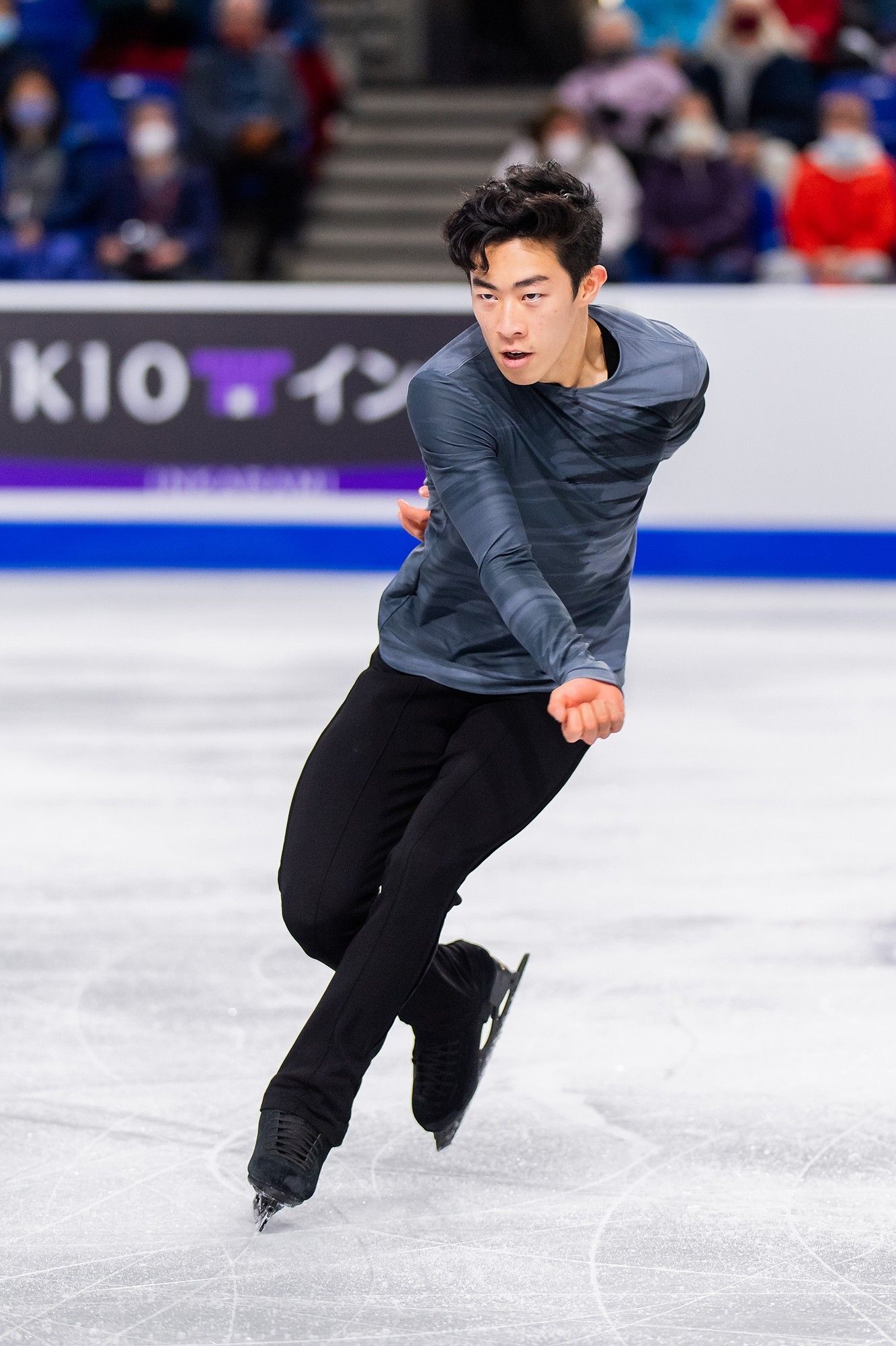 Nathan Chen, Figure skating prodigy, Olympic success, Inspiring skater, 1340x2000 HD Phone