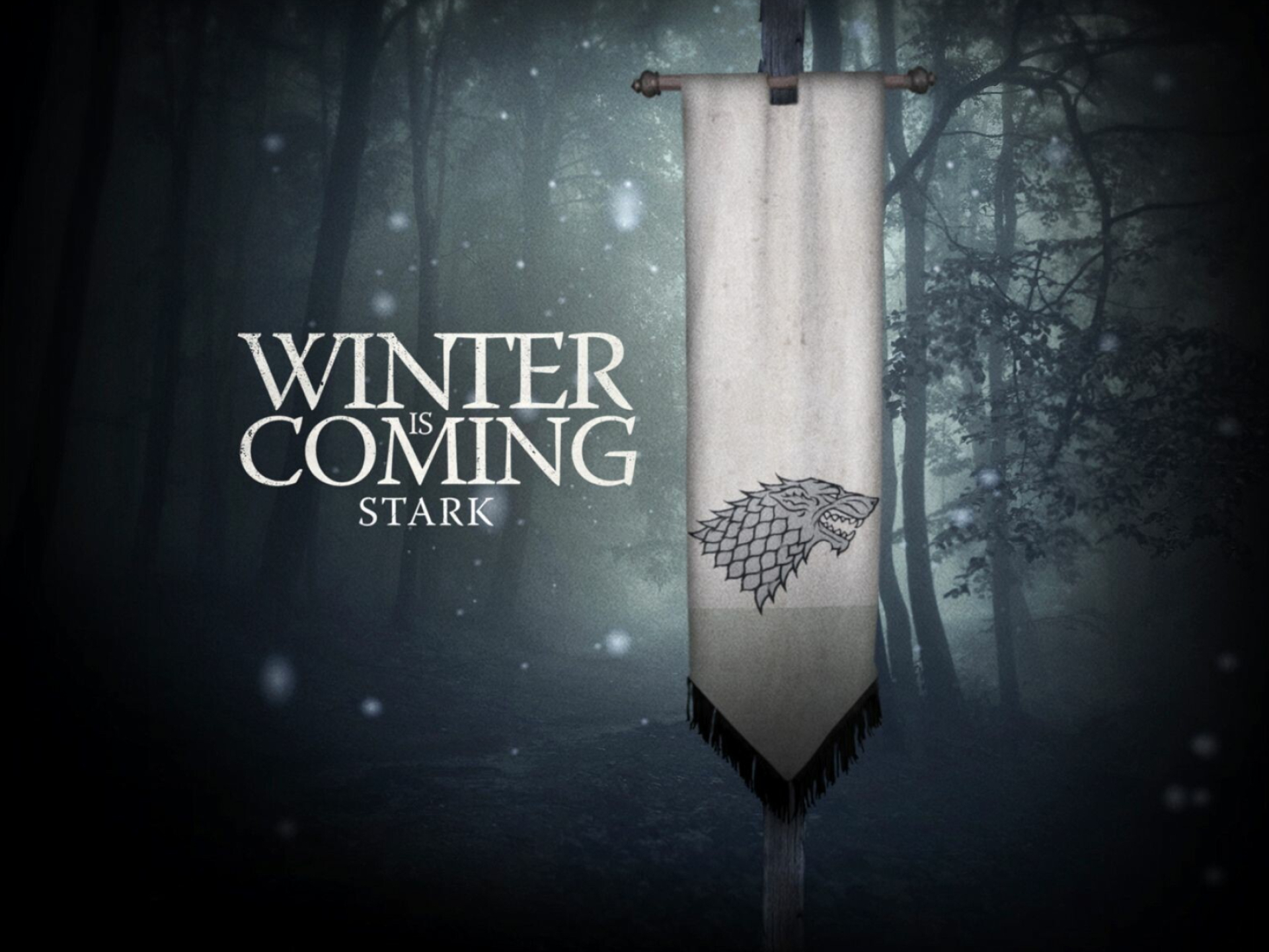 Game of Thrones: Winter is coming, House Stark, Serial drama. 1920x1440 HD Background.
