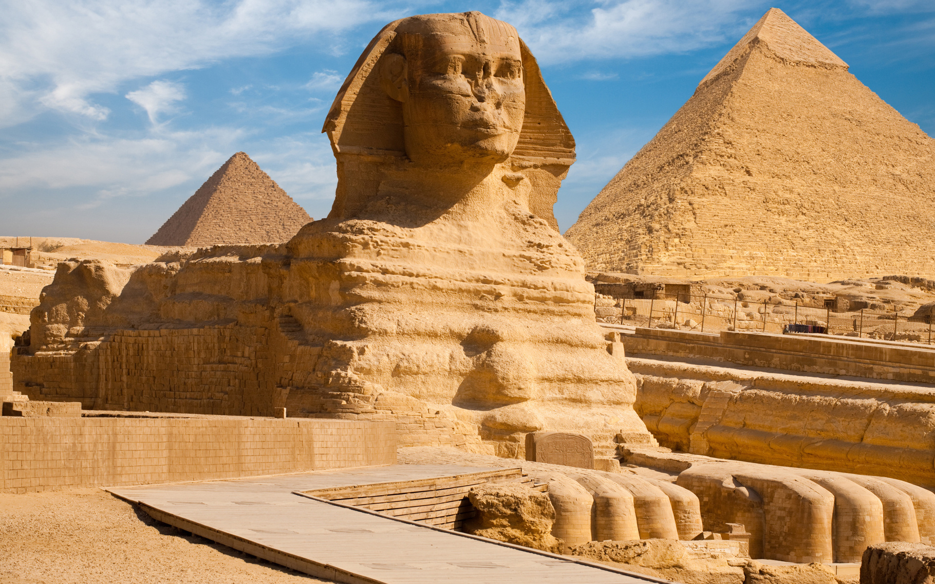 Testimonies of time, Giza pyramids, Egyptian wonders, Pharaonic legacy, 1920x1200 HD Desktop