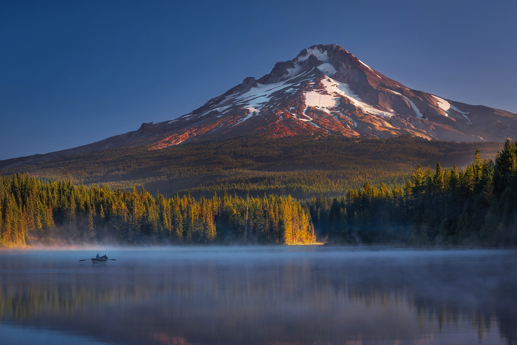 Mount Hood, Oregon, Serene sunset, Breathtaking landscapes, 2050x1370 HD Desktop