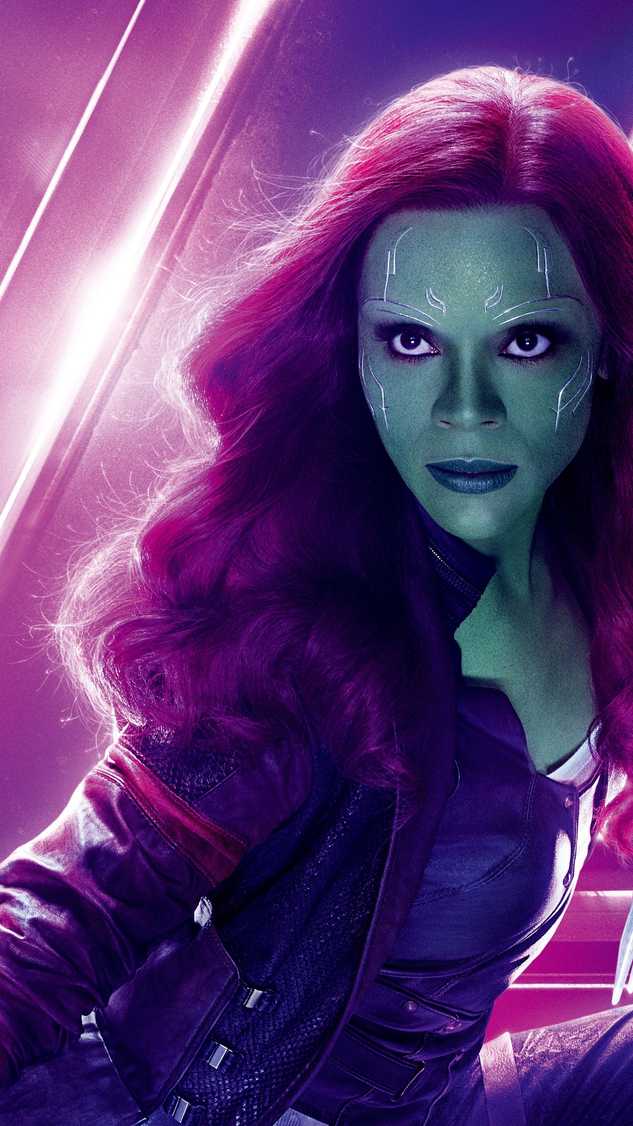 Avengers Infinity War, Gamora, 8K Ultra HD wallpaper, 2160x3840 4K Handy