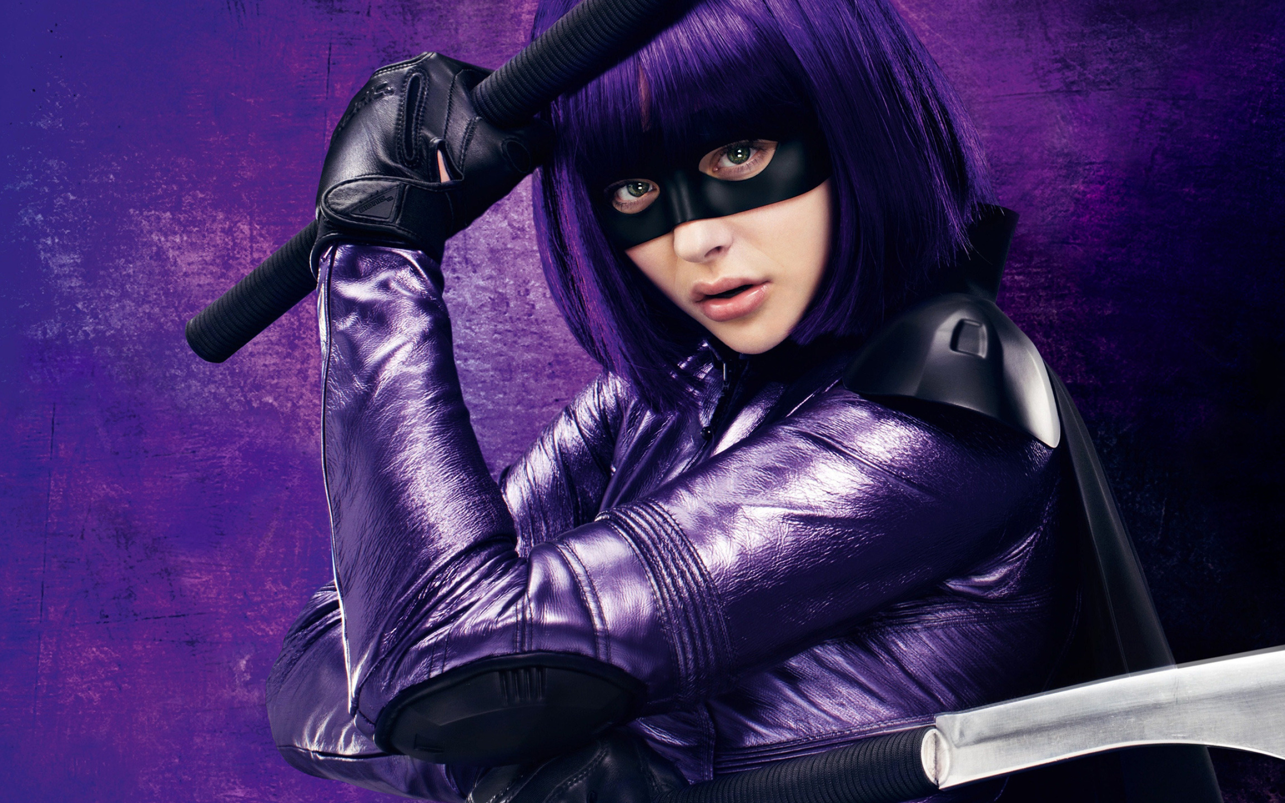 Kick-Ass: Featured in her own self-titled comic book series, Hit-Girl. 2560x1600 HD Wallpaper.