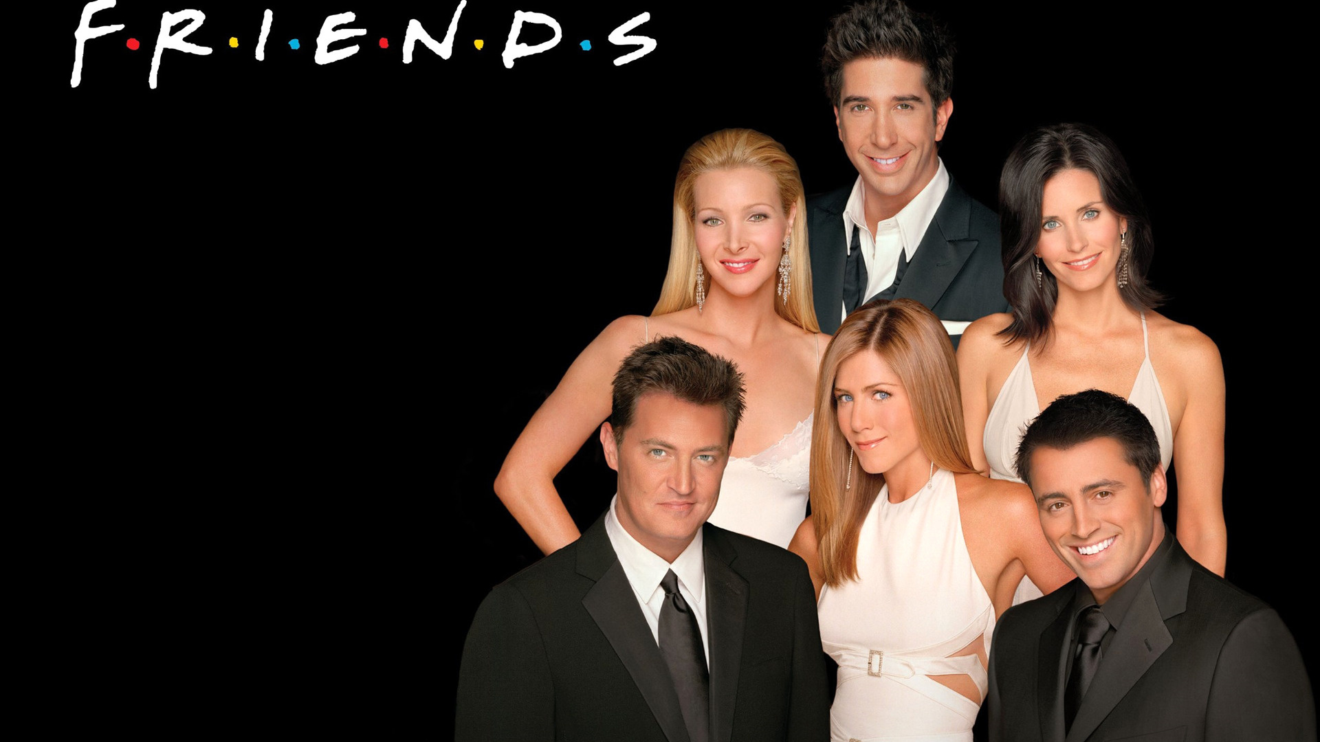 Friends poster download, Jennifer Aniston, Matthew Perry, comedy sitcom, 1920x1080 Full HD Desktop