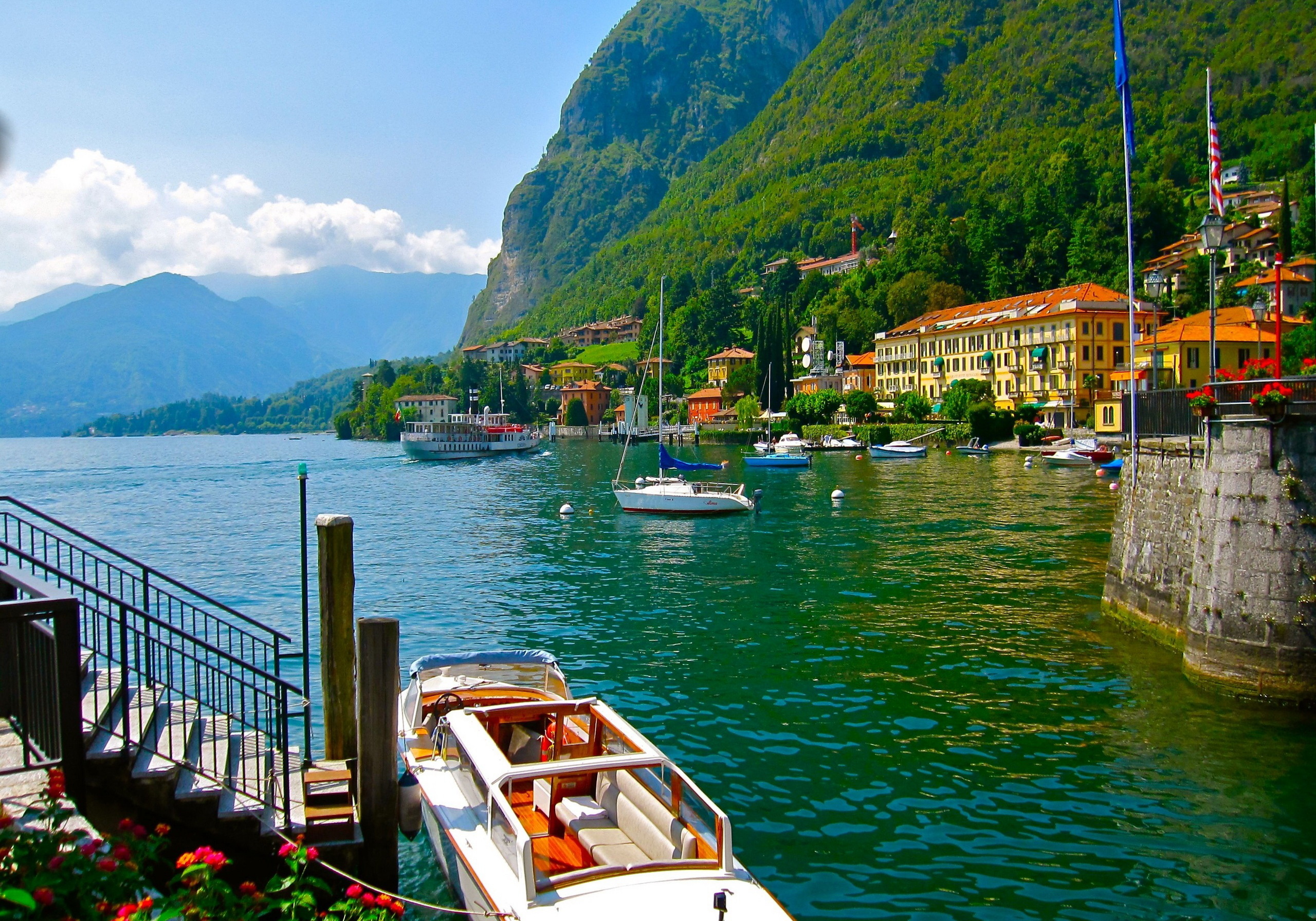 Lake Como, Posted by Ryan Johnson, Wallpaper, Travels, 2560x1800 HD Desktop