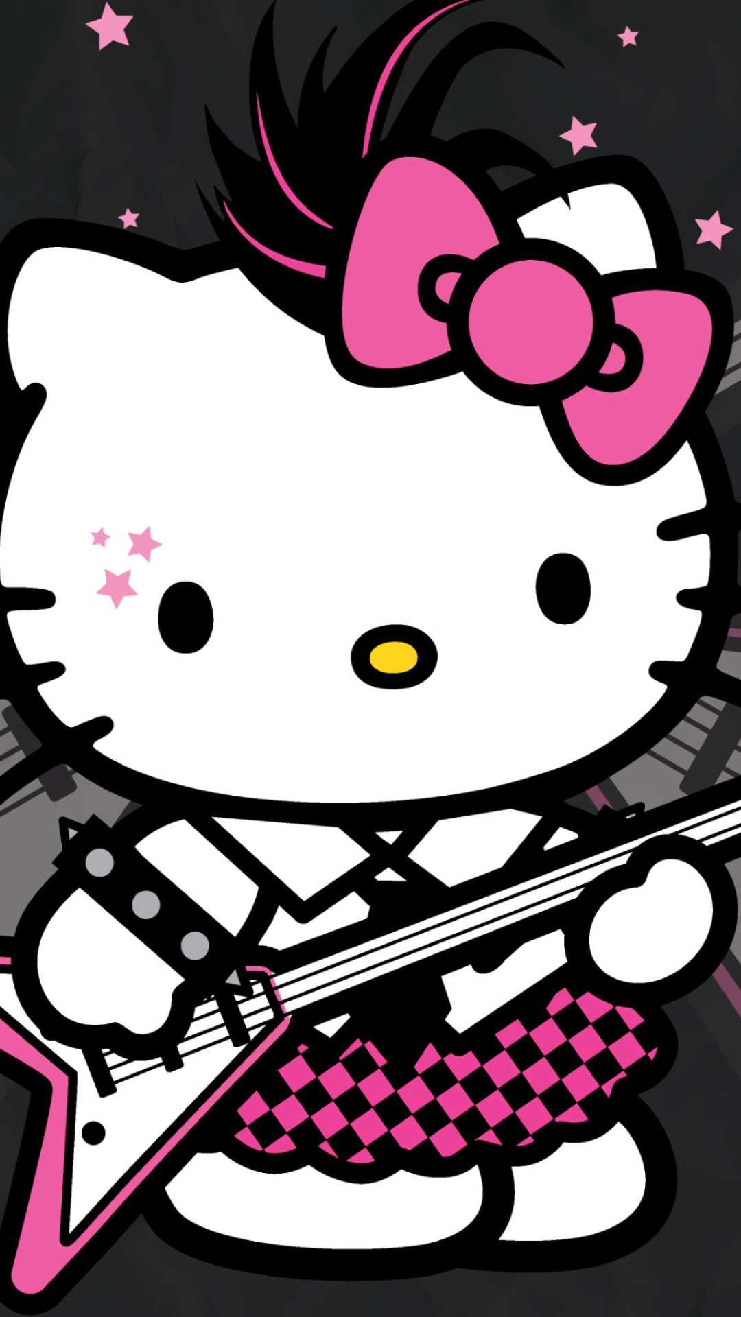 Hello Kitty: Received the title of UNICEF Special Friend of Children in 2004. 1080x1920 Full HD Background.