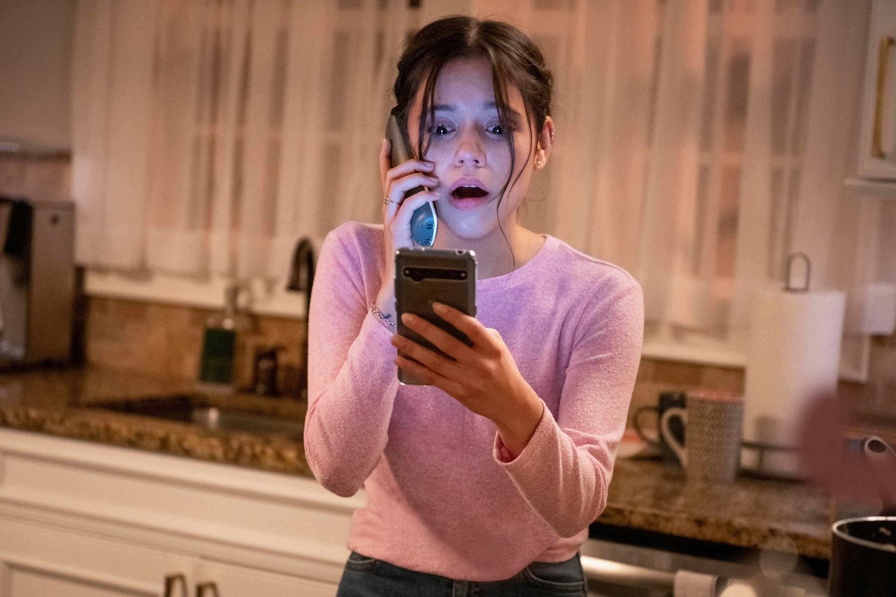 Scream (2022): Jenna Ortega as Tara Carpenter, Sam's teenage half-sister. 3000x2000 HD Wallpaper.