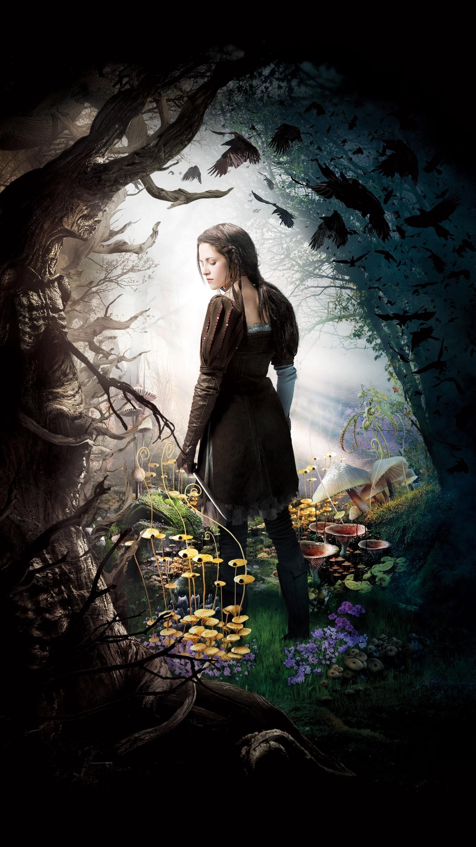 Kristen Stewart, Snow White, Movie wallpaper, Snow White and the Huntsman, 1540x2740 HD Phone