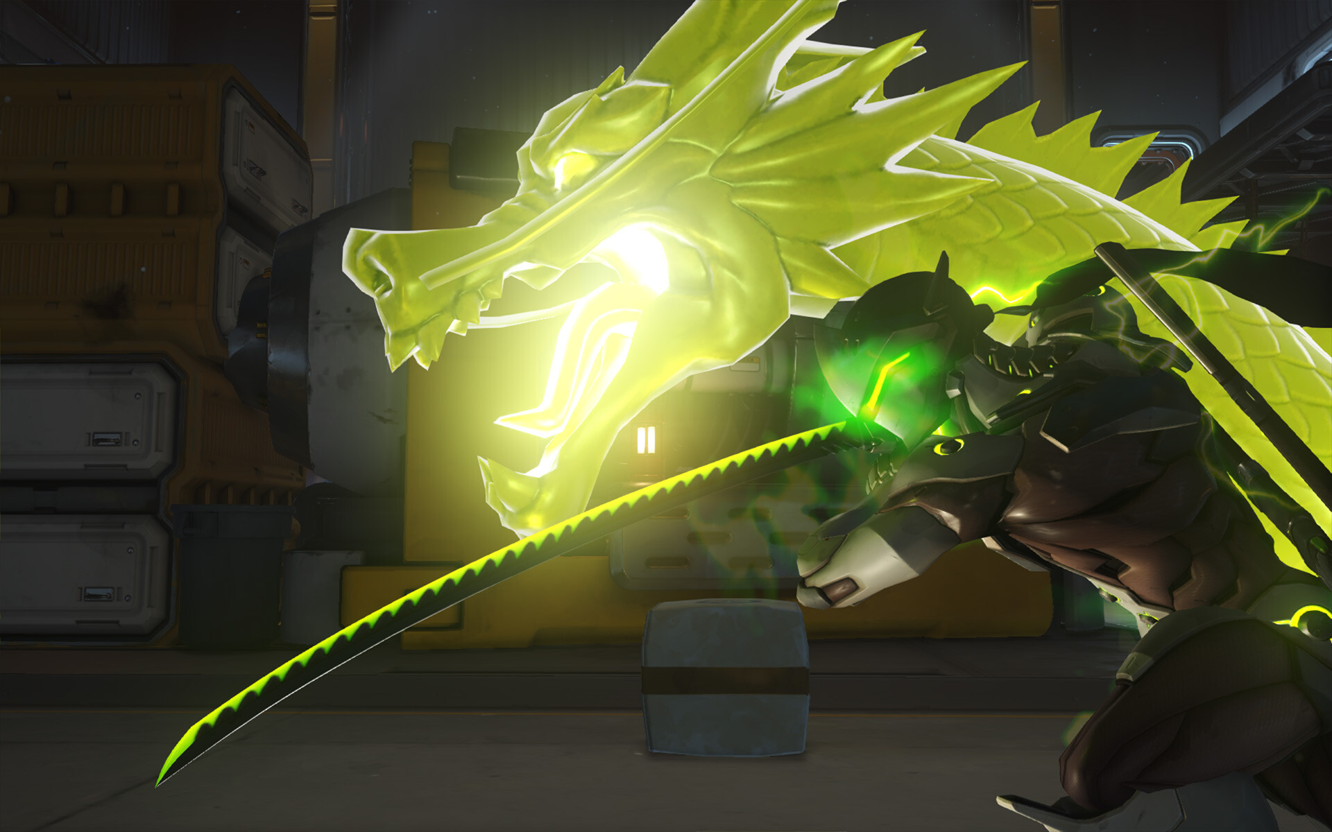 Genji: A hero that is better suited for mid-range to make use of his mobility and Shurikens. 1920x1200 HD Background.