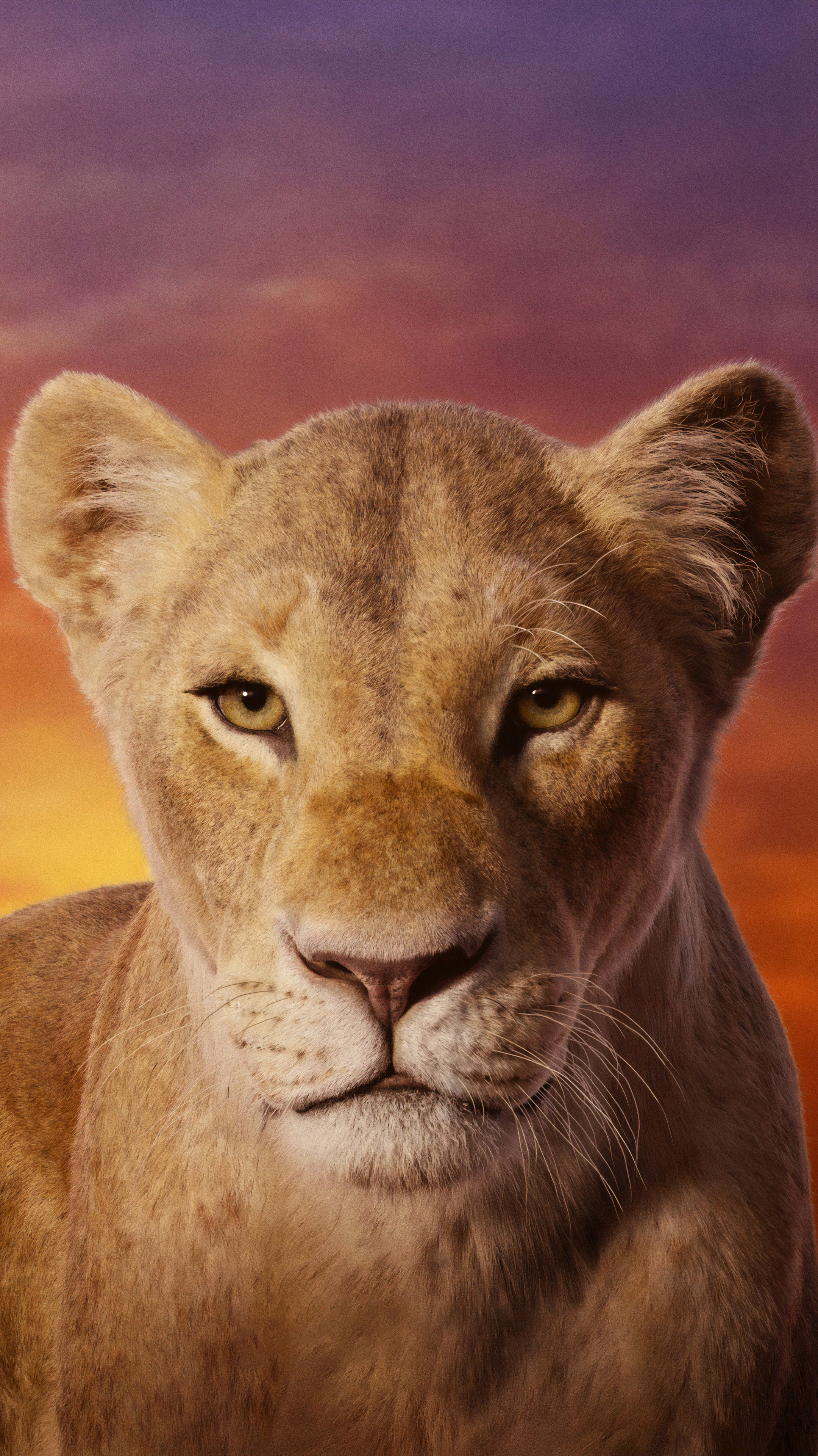 The Lion King, Beyonce as Nala, Stunning 4K imagery, Iconic characters, 2160x3840 4K Phone