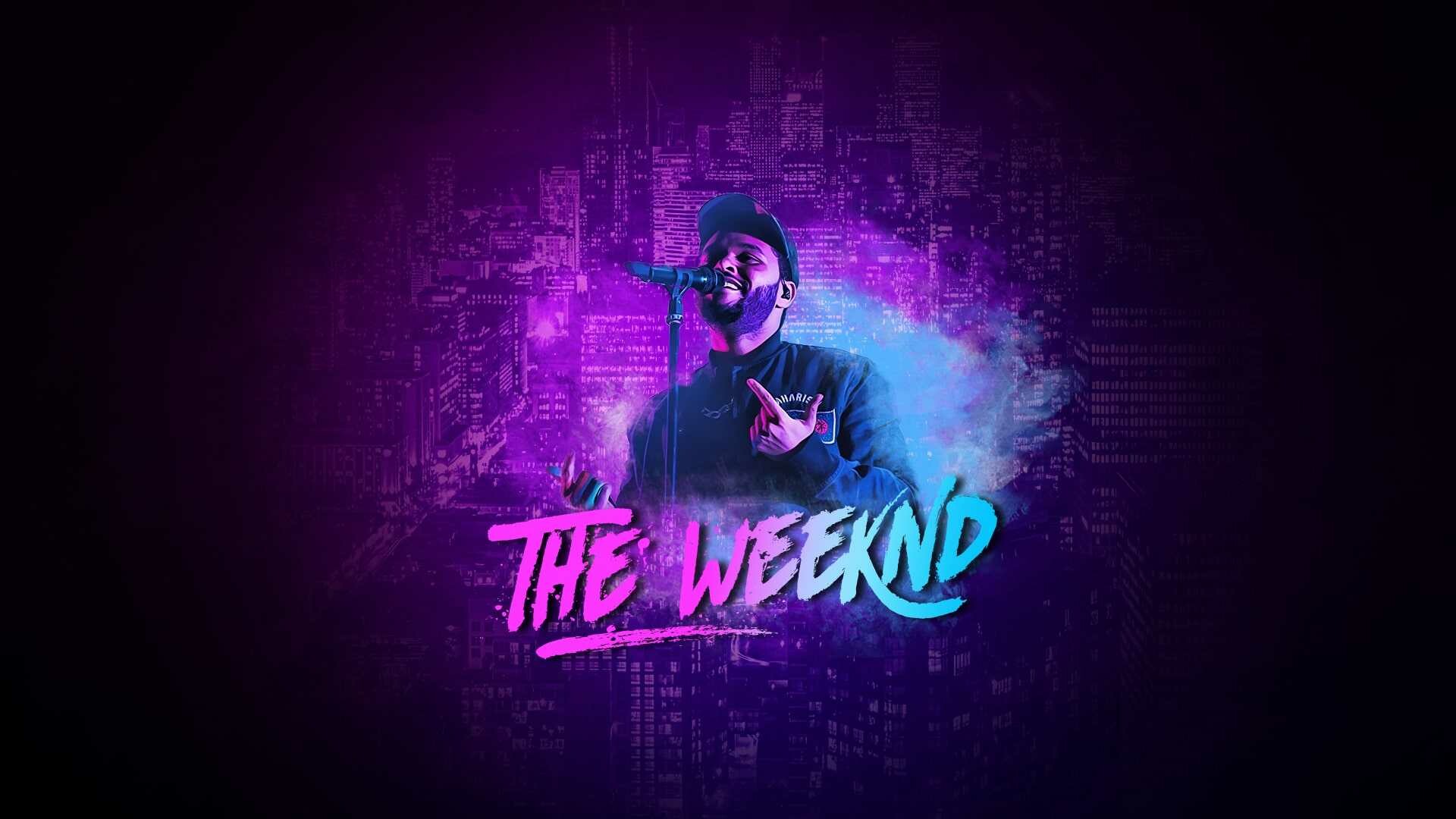 The Weeknd: Tesfaye, Released his second-greatest hits album The Highlights, 2021. 1920x1080 Full HD Wallpaper.