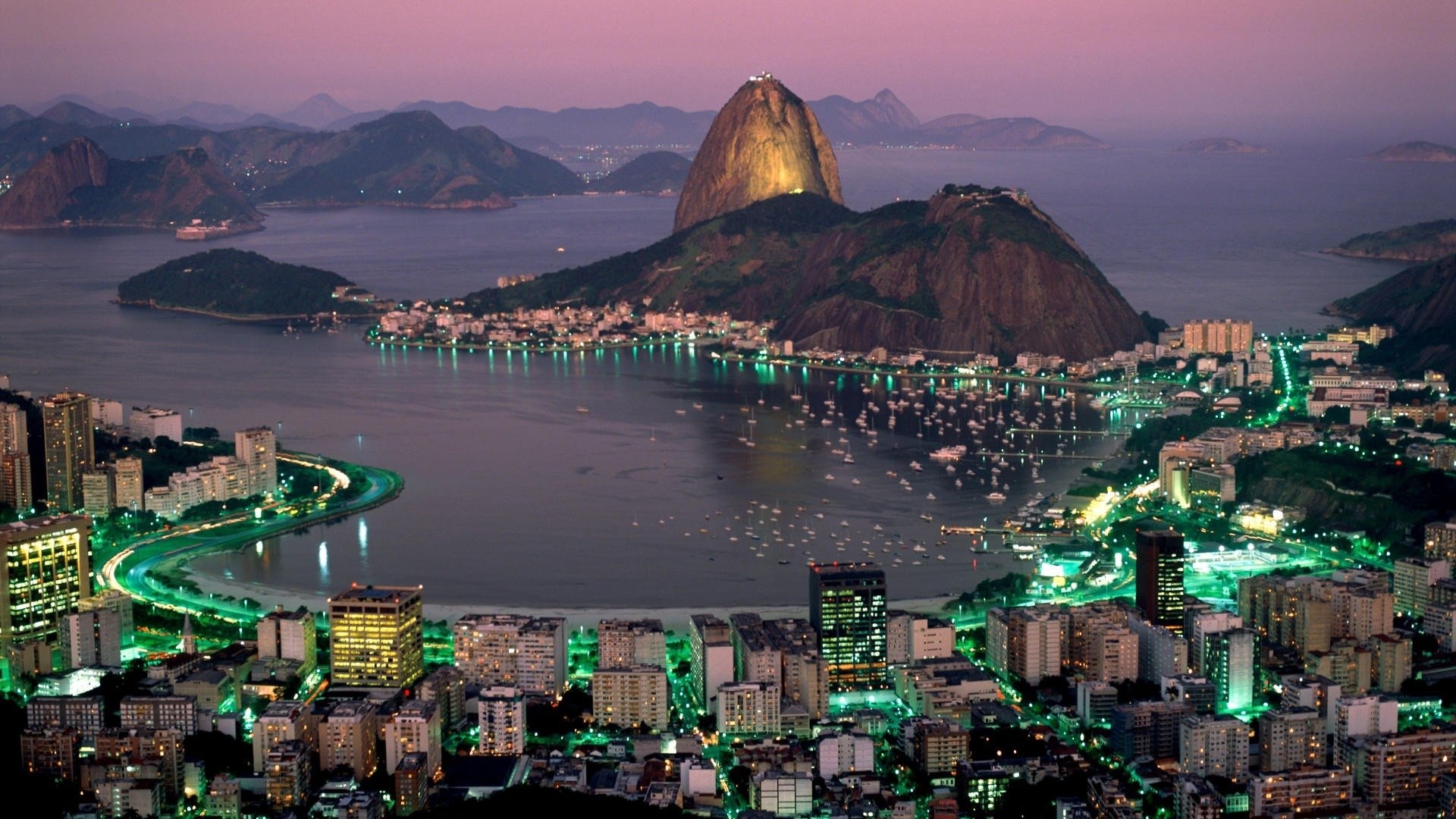 Rio de Janeiro Brazil, HD wallpaper, Breathtaking view, Iconic cityscape, 1920x1080 Full HD Desktop